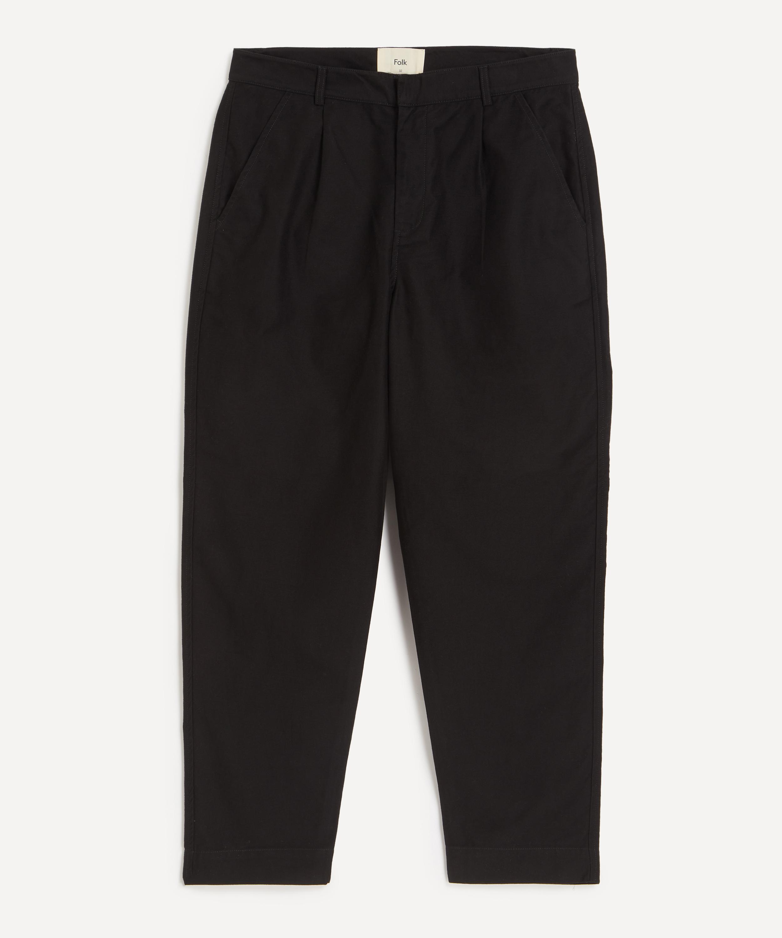 Folk Mens Signal Trousers In Black
