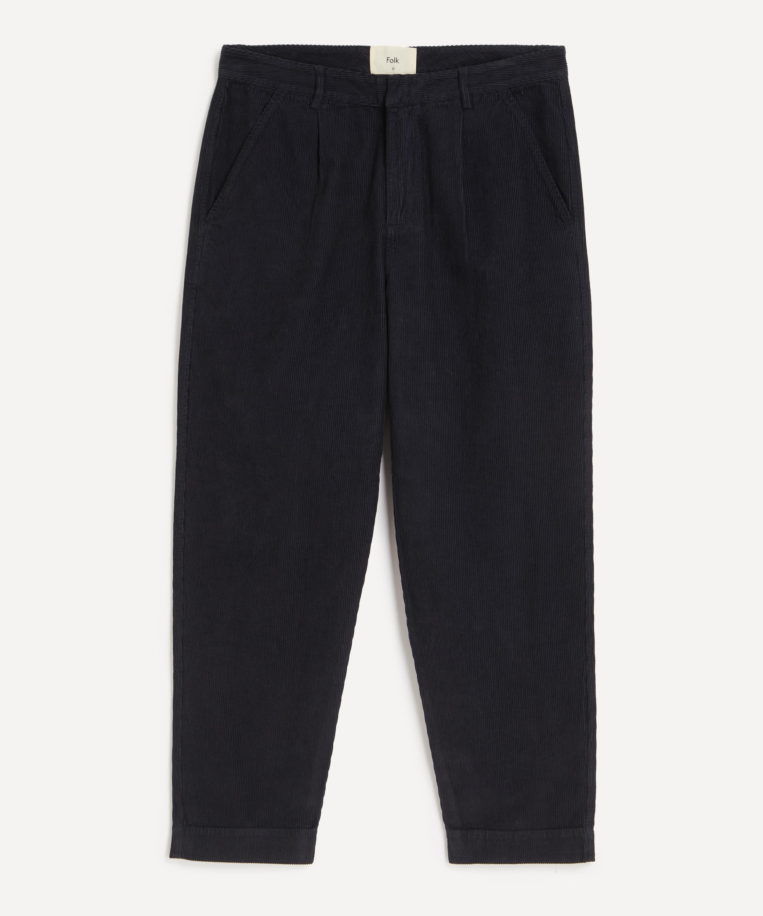 Folk Mens Signal Trousers In Black