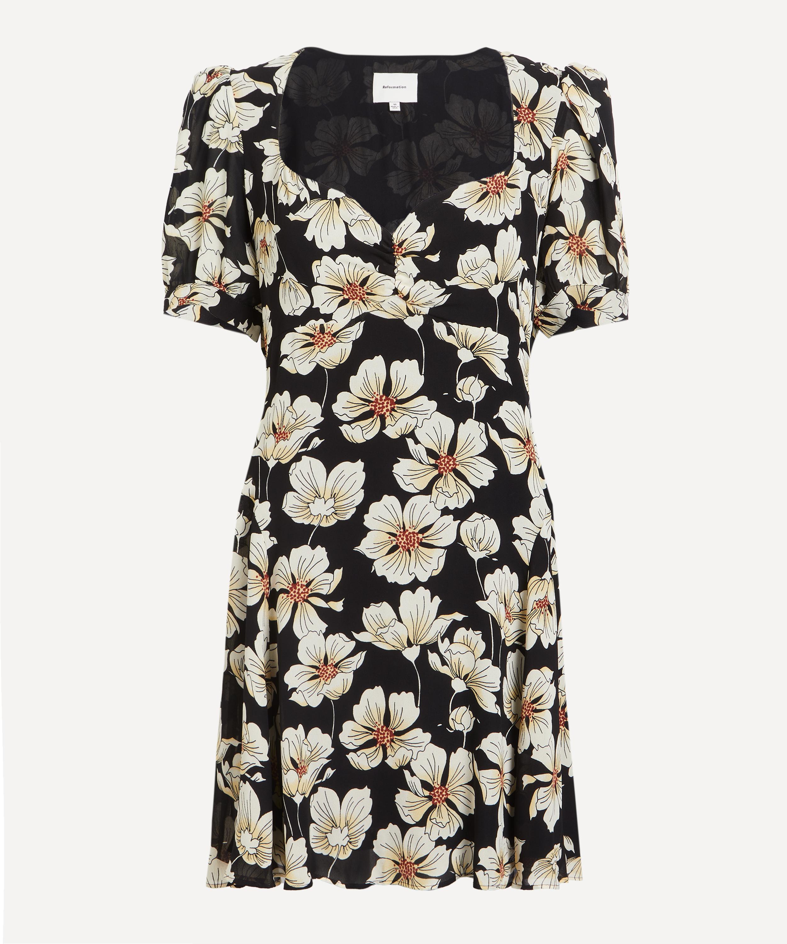 Reformation Women's Rebecca Oriole Mini Dress In Orange