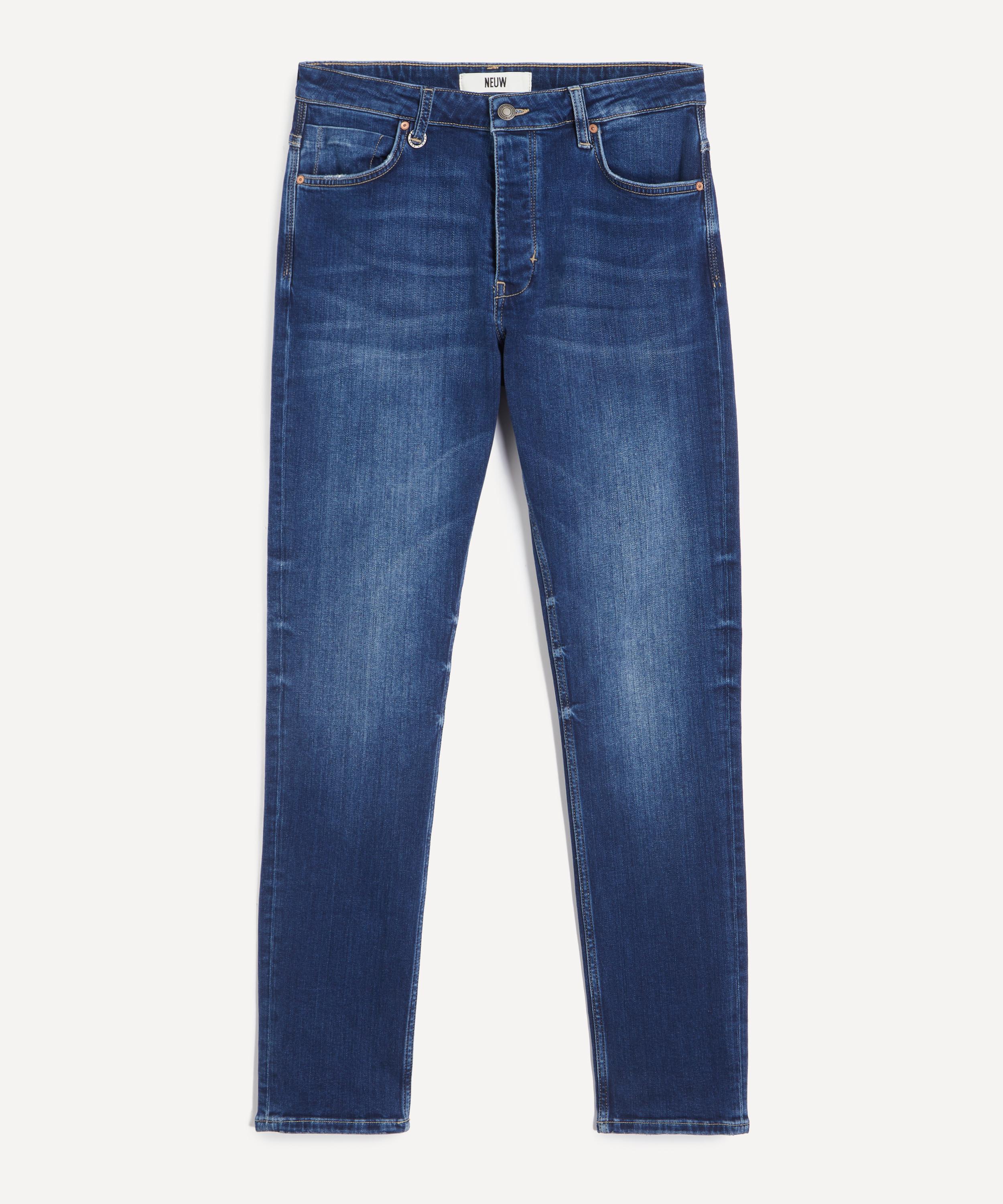 Neuw Mens Lou Slim Jeans In Del Mar In Blue