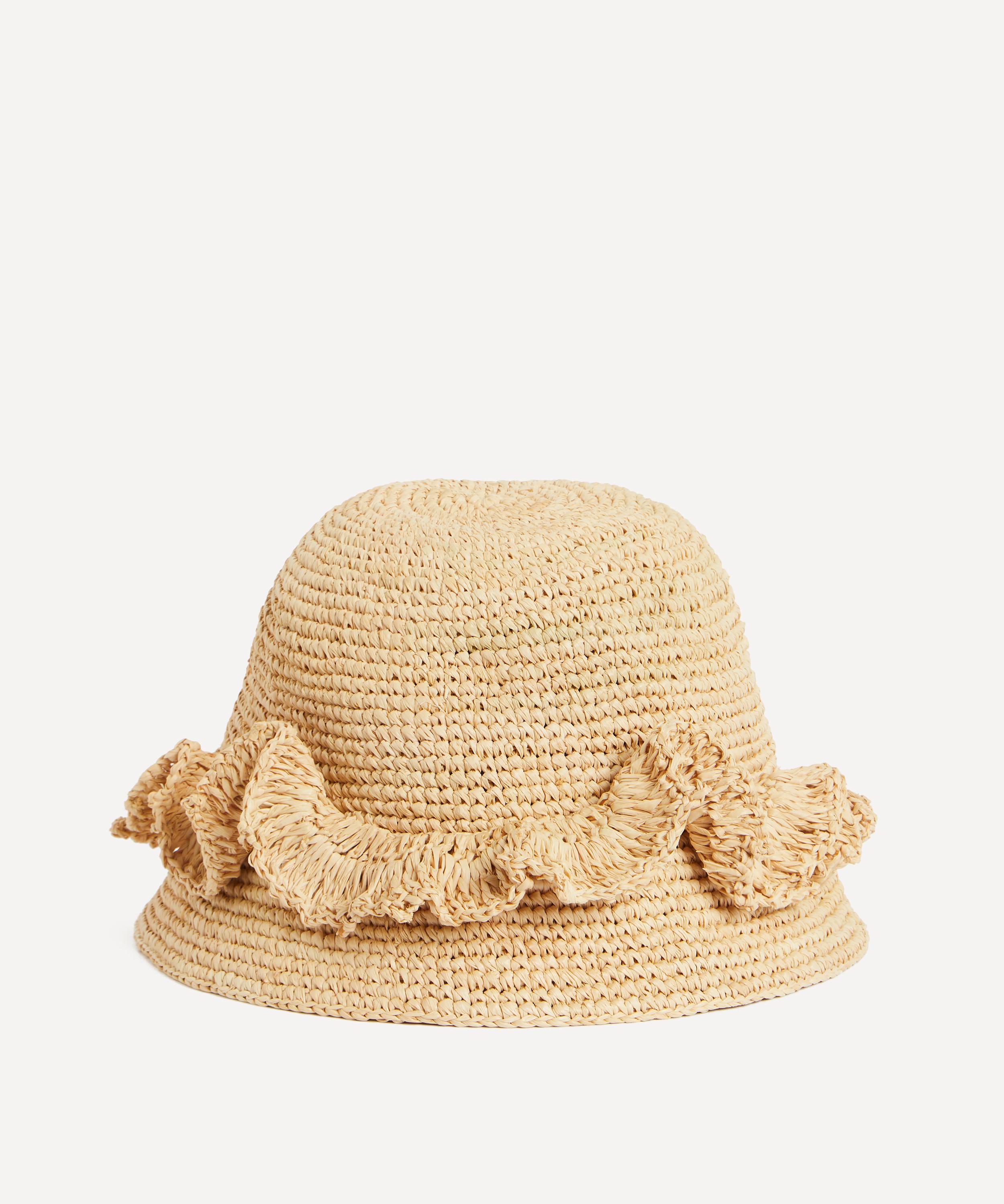 Maison N.h Paris Women's Monique Raffia Bucket Hat In Neutral