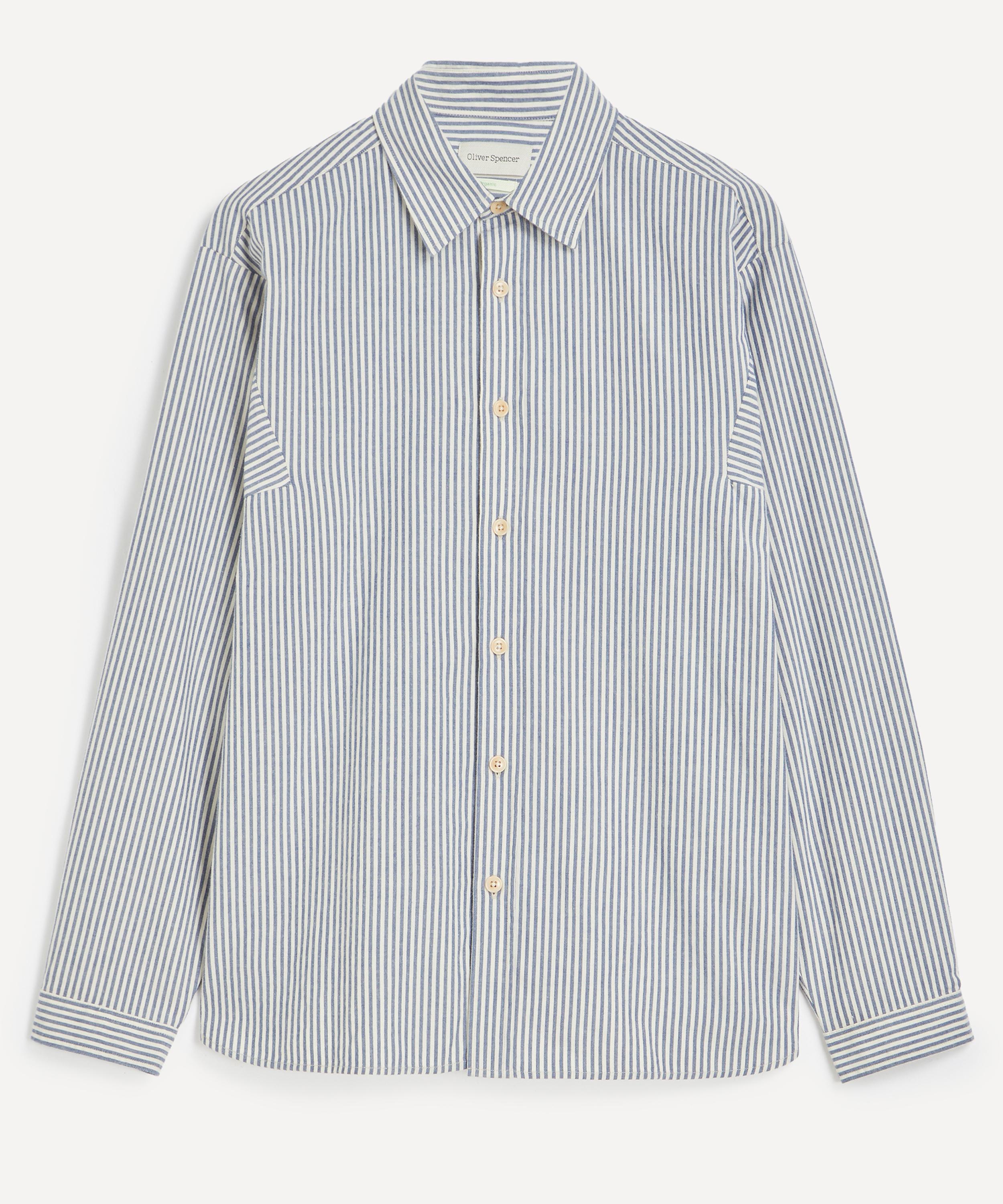 Oliver Spencer Mens Garrison Loose-fit Shirt In Multi