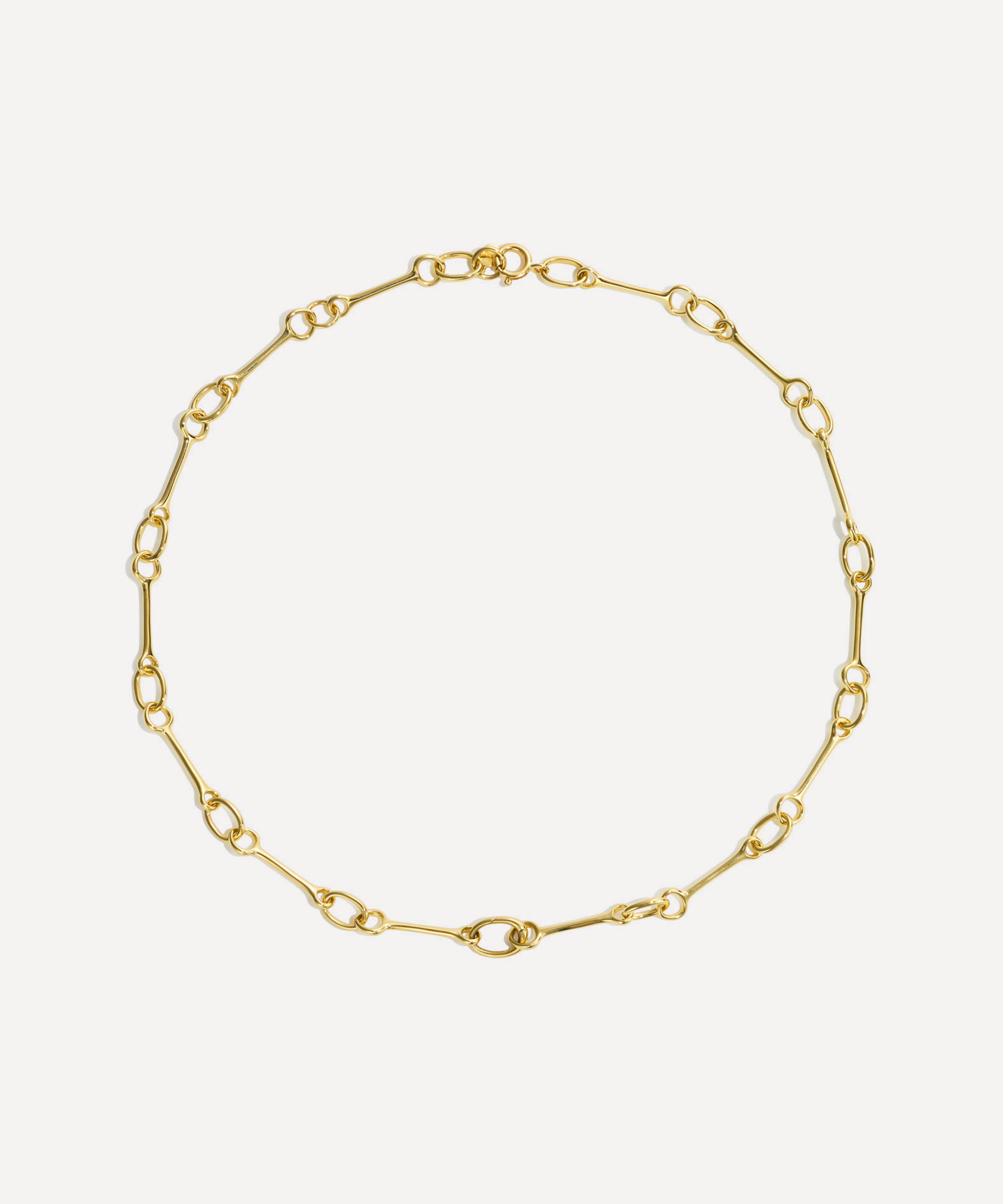 By Pariah 14ct Gold Signature Link Necklace In Gold