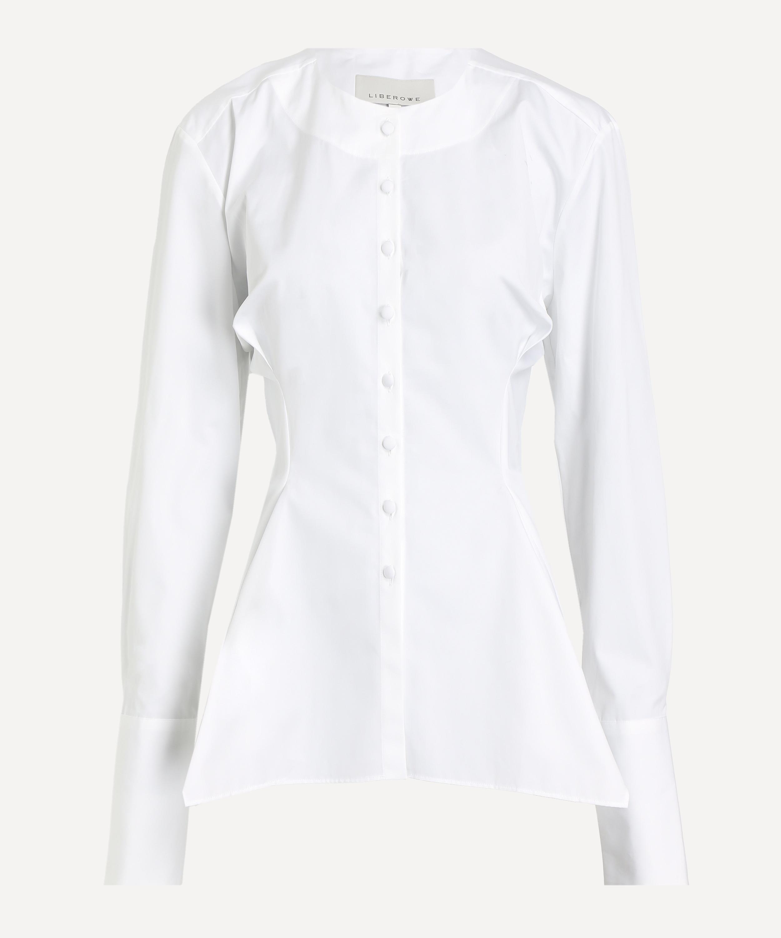 Liberowe Women's Lavinia Cotton Shirt In White
