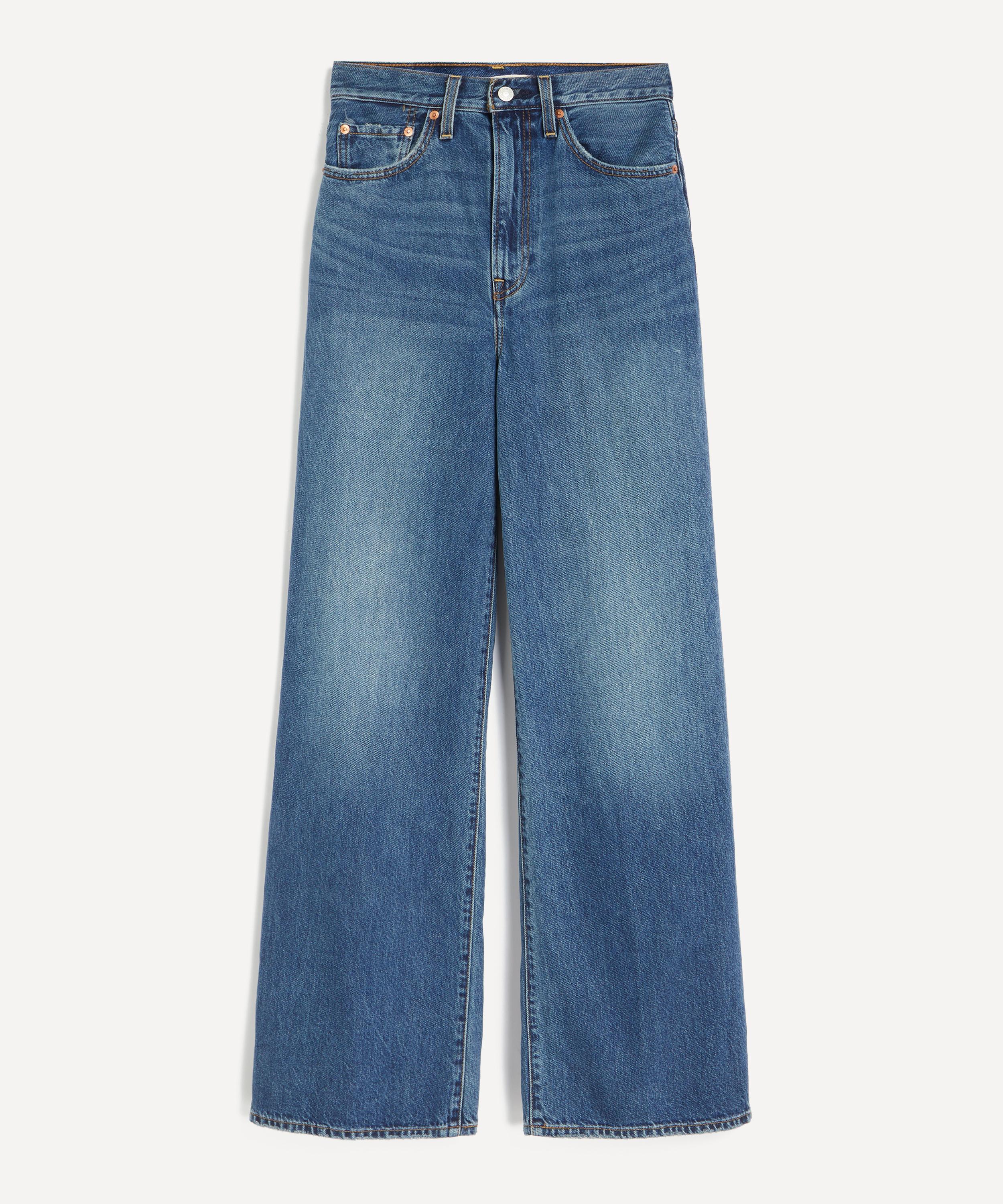 Levi's Women's Ribcage Wide-leg Jeans In Polar Perimeter