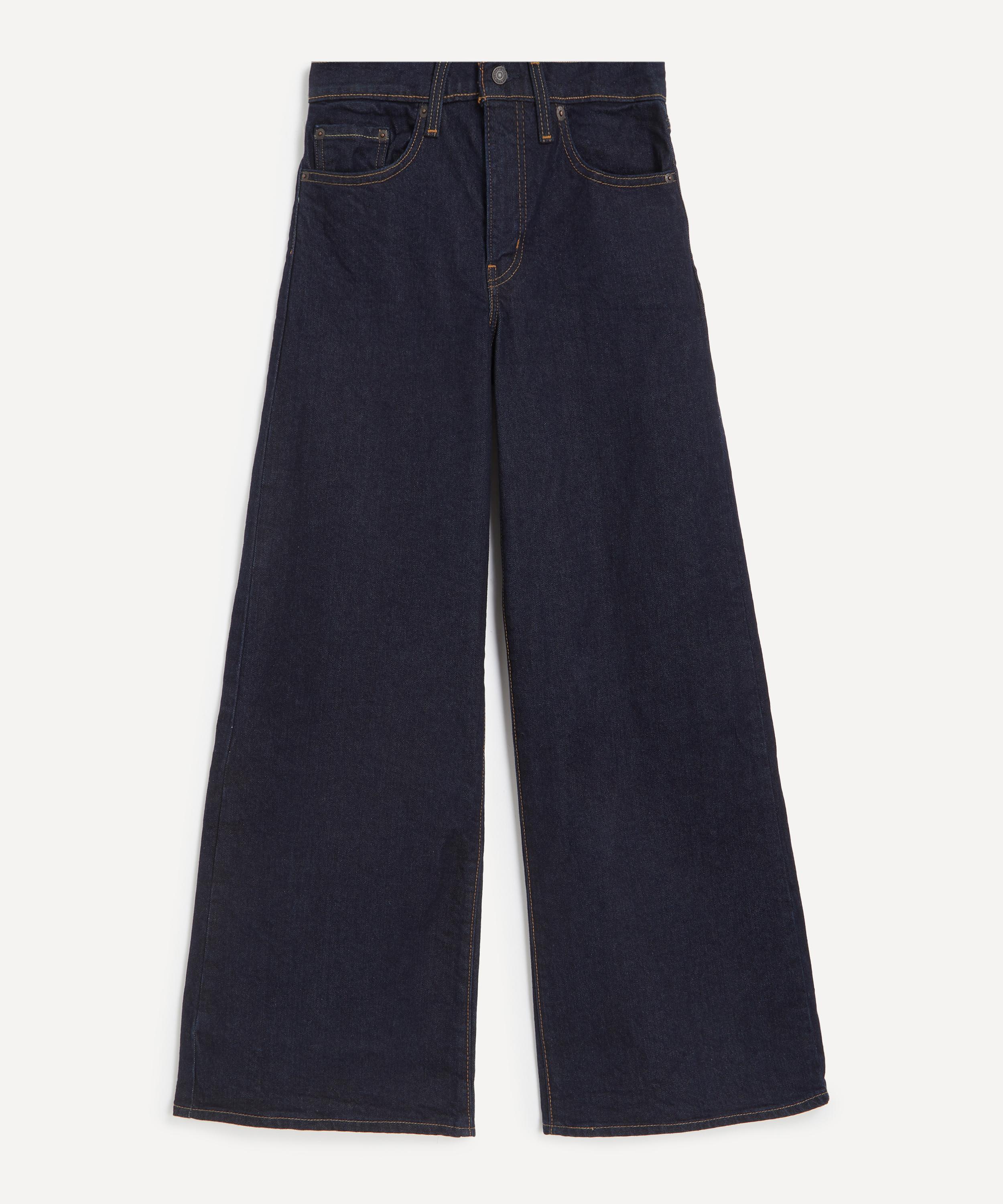 Levi's Women's 728 High Rise Wide-leg Jeans In Retro Rinse In Blue