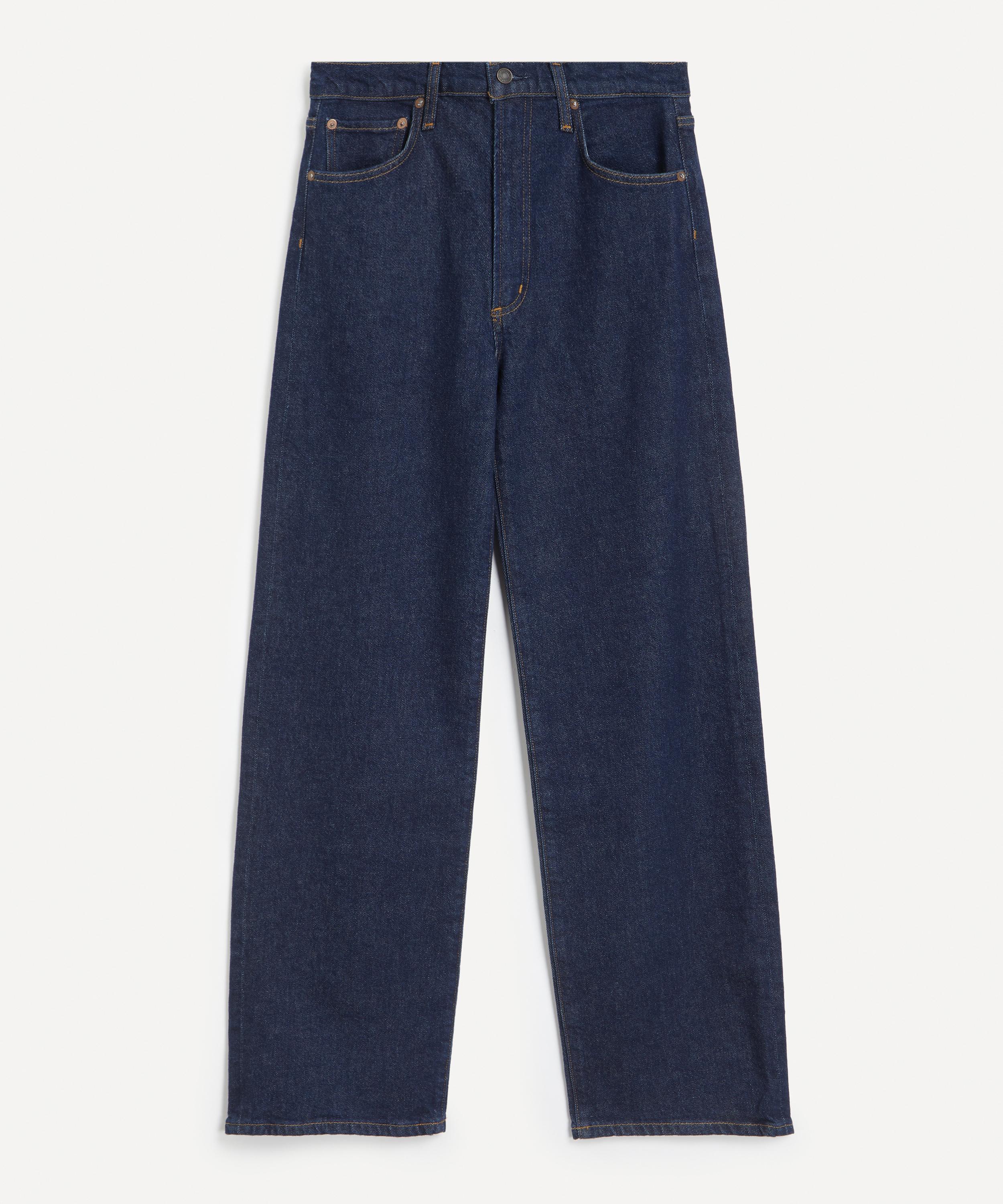 Agolde Women's Harper Straight Jeans In Reissue In Blue
