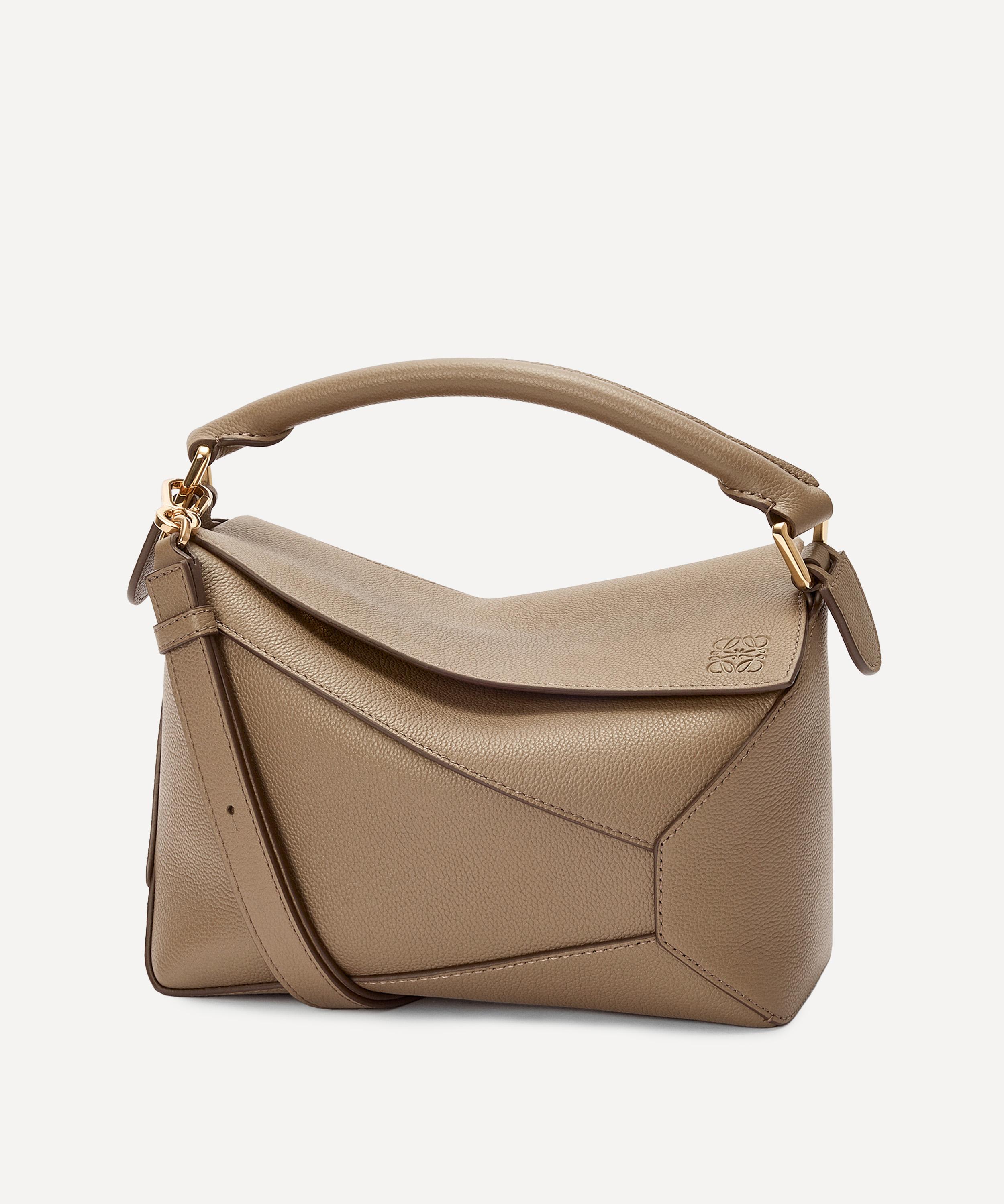 Loewe Puzzle Edge Small Top-handle Bag In Grain Leather