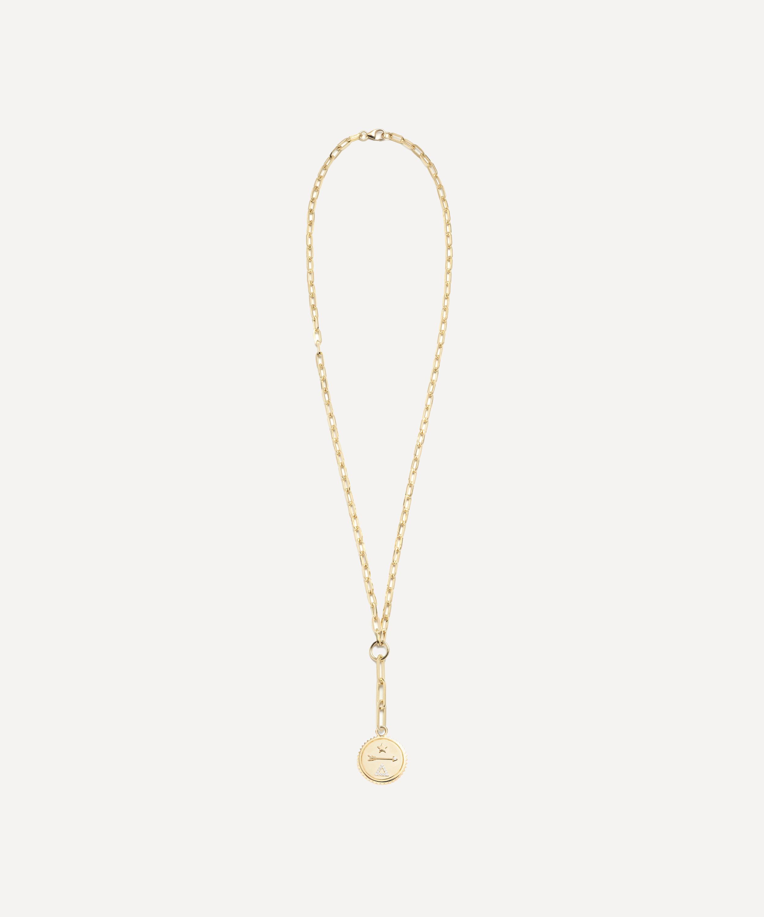 Foundrae 18ct Gold Dream Refined Clip Extension Chain Pendant Necklace