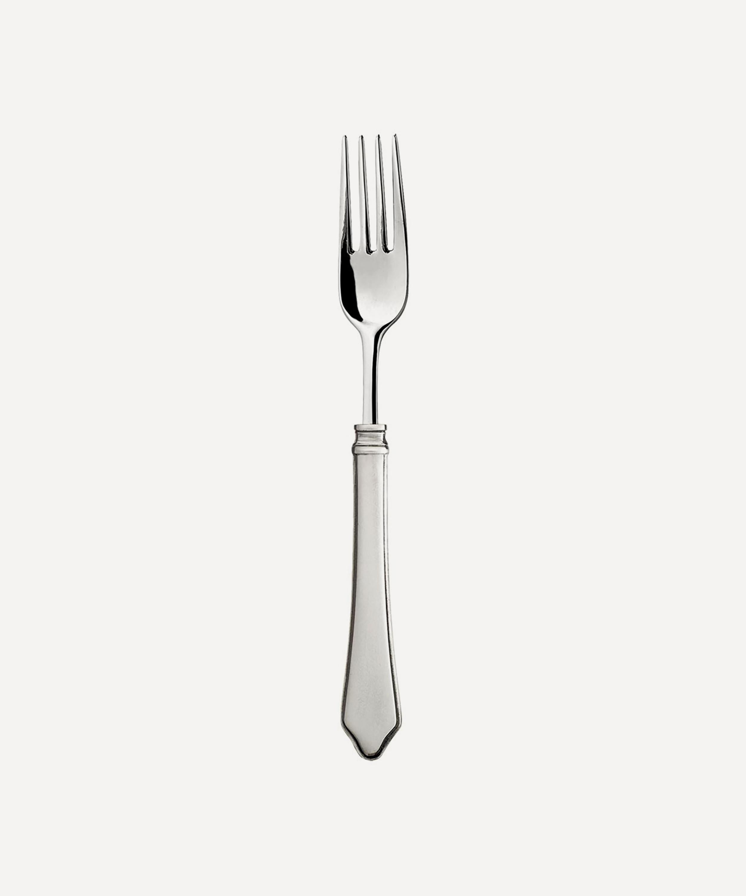 Cosi Tabellini Violetta Forged Dinner Fork Set Of Six In Silver