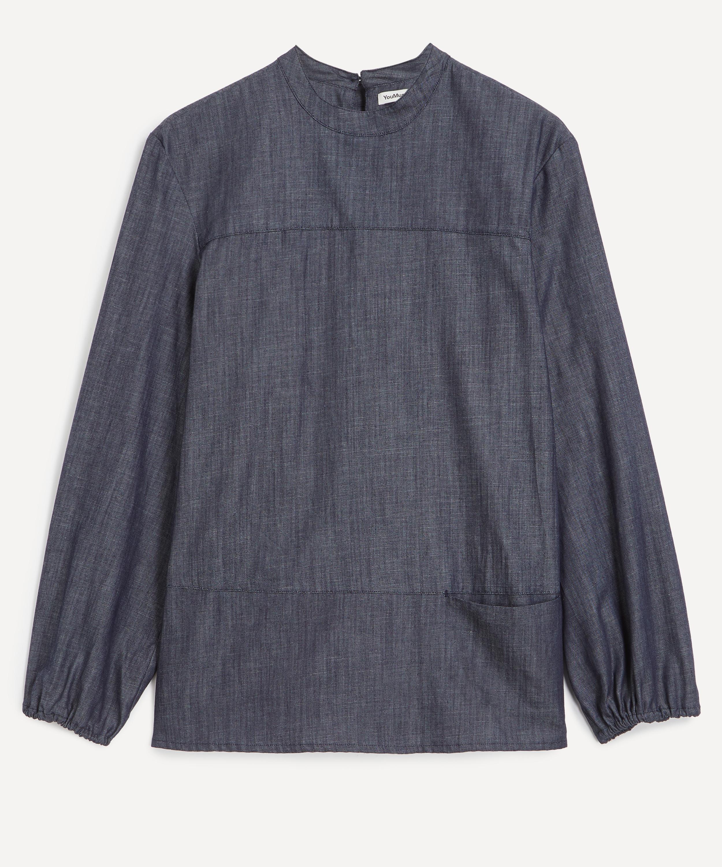Ymc You Must Create Ymc Women's Indigo Cart Top In Purple
