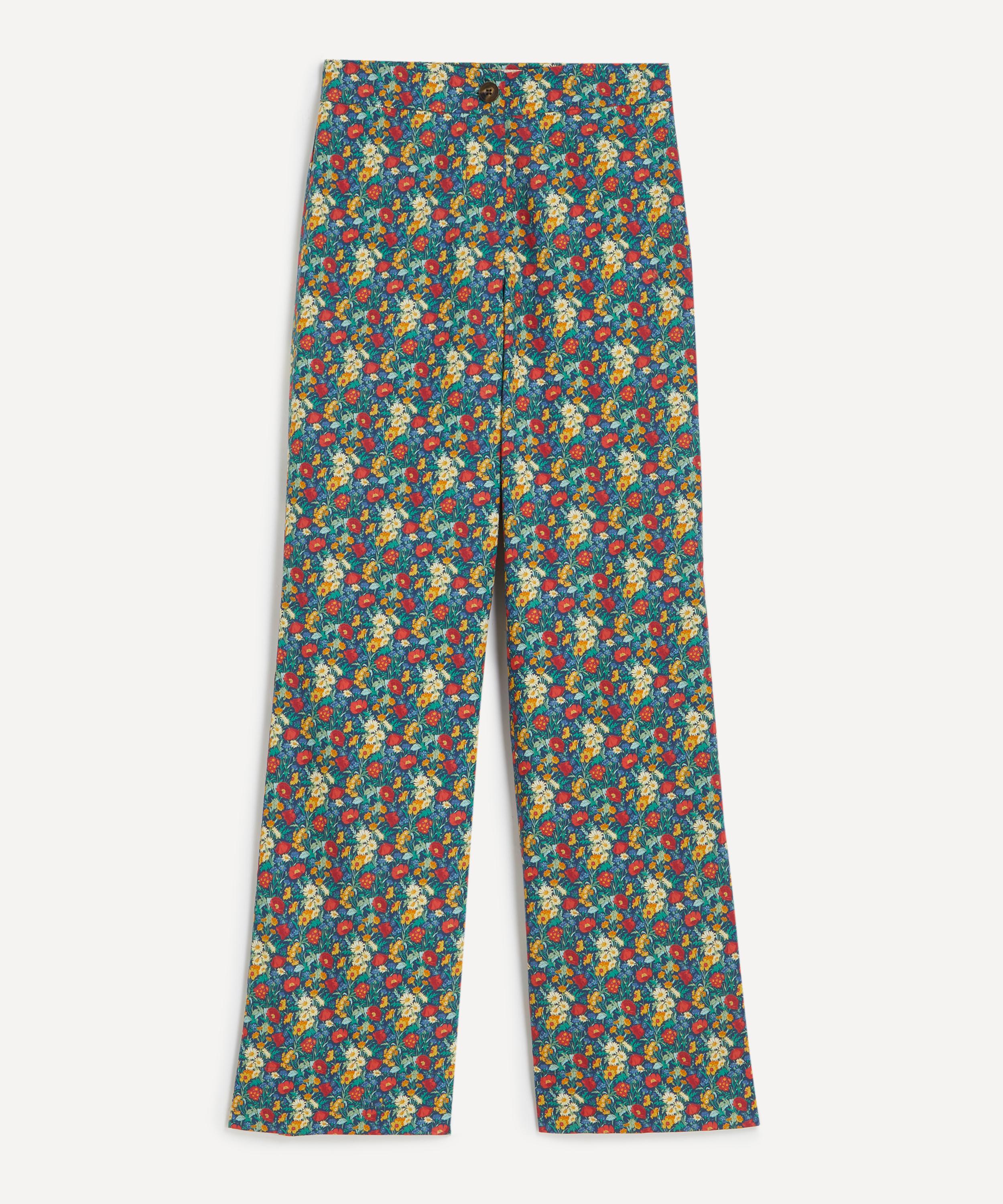 Kipper Women's Pick'n'mix Liberty Softly Flared Trousers In Multi