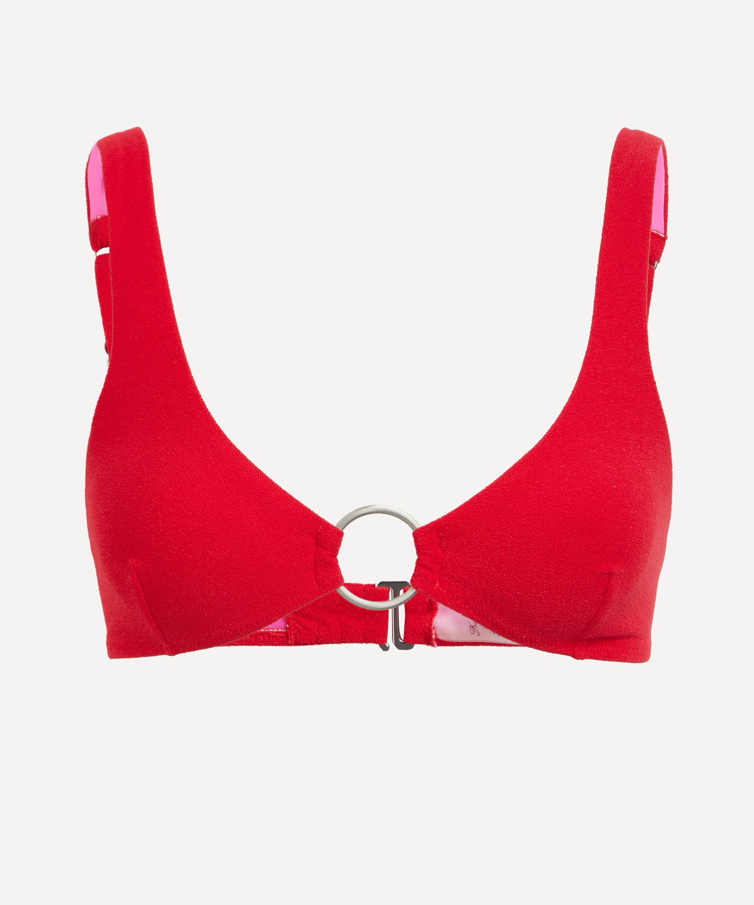 Fruity Booty Women's Elettra Bikini Top In Red