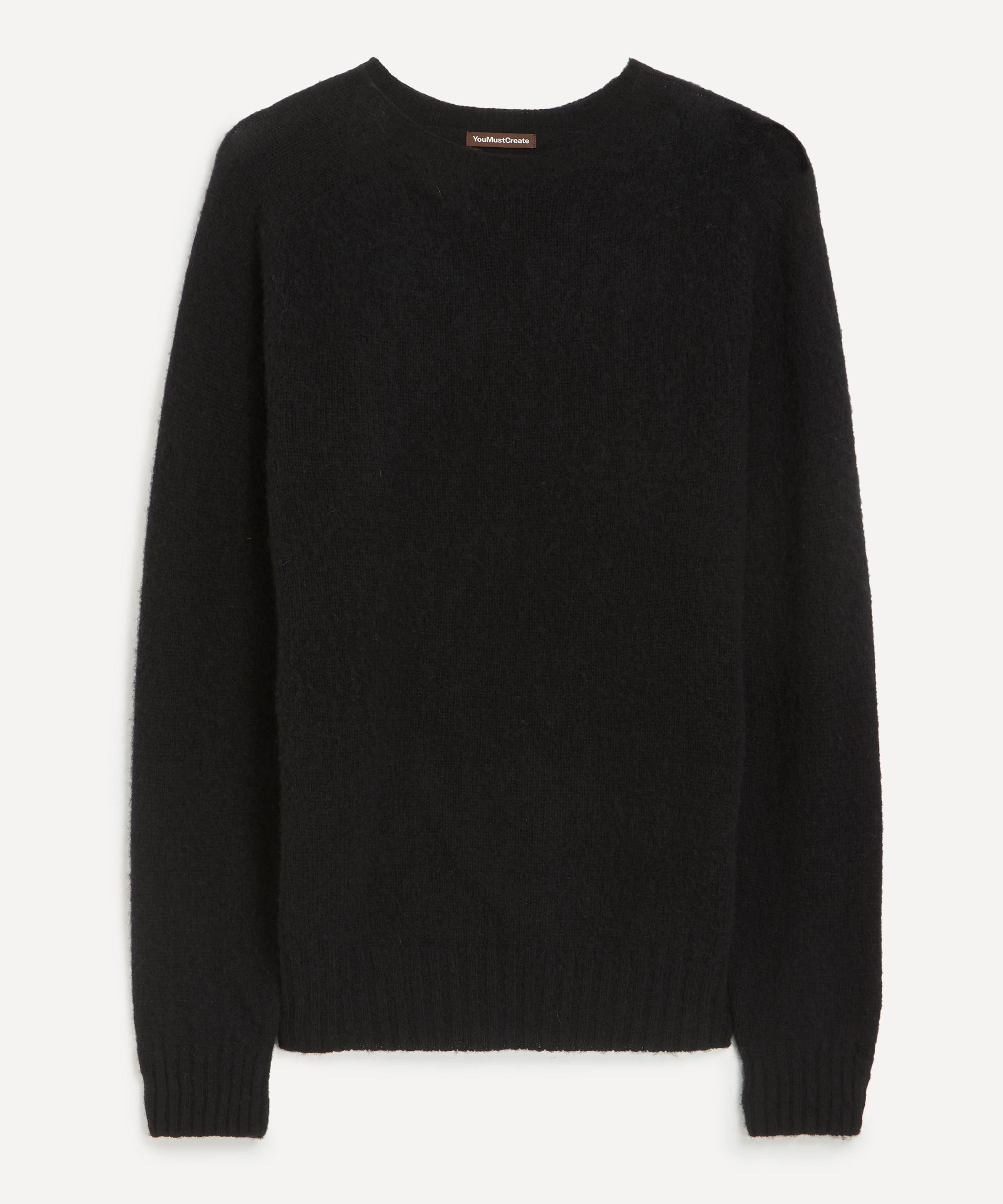 Ymc You Must Create Ymc Mens Black Suedehead Jumper In Black