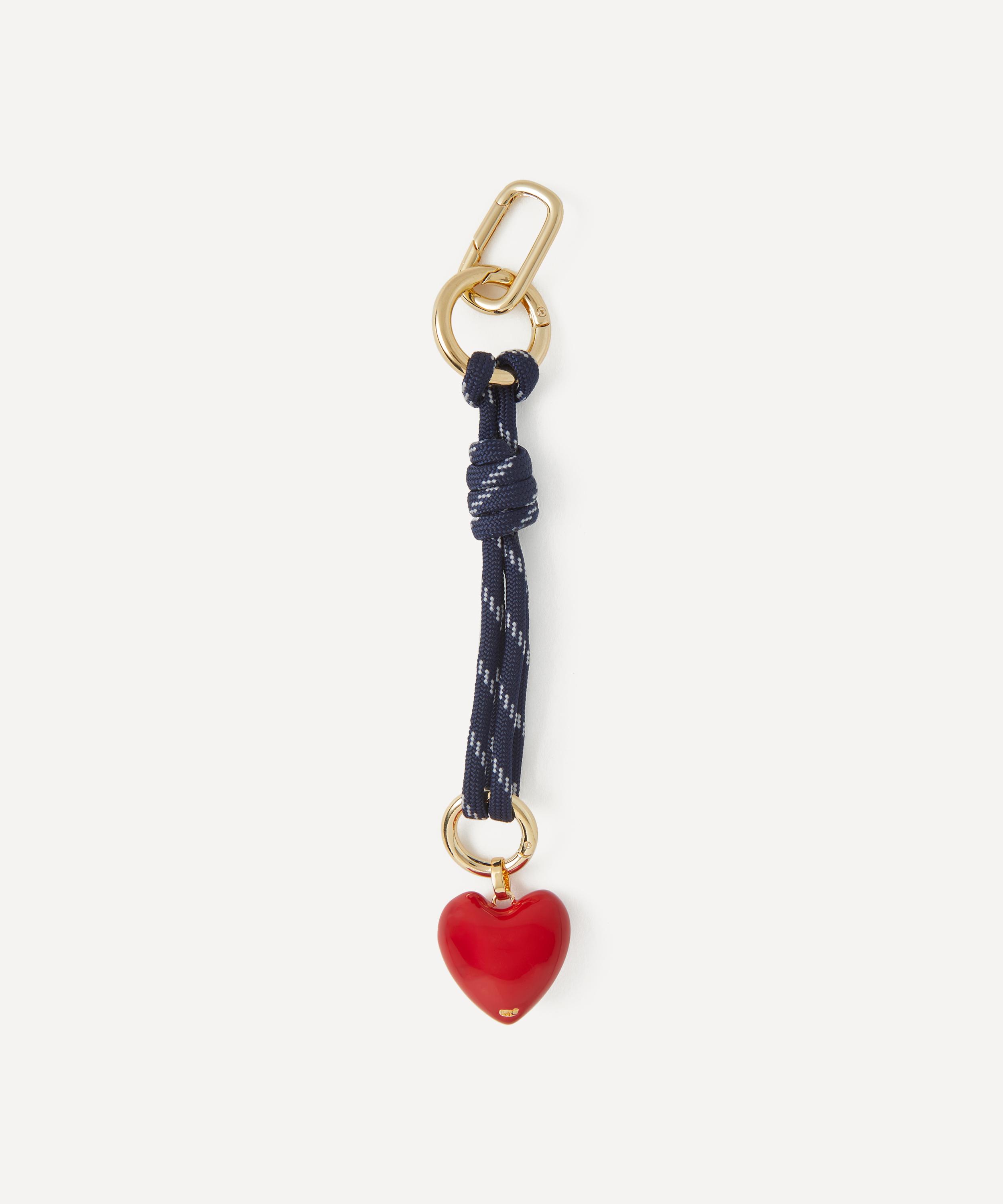 Martha Calvo Women's Gold-plated Enamel Cord Heart Bag Charm In Multi