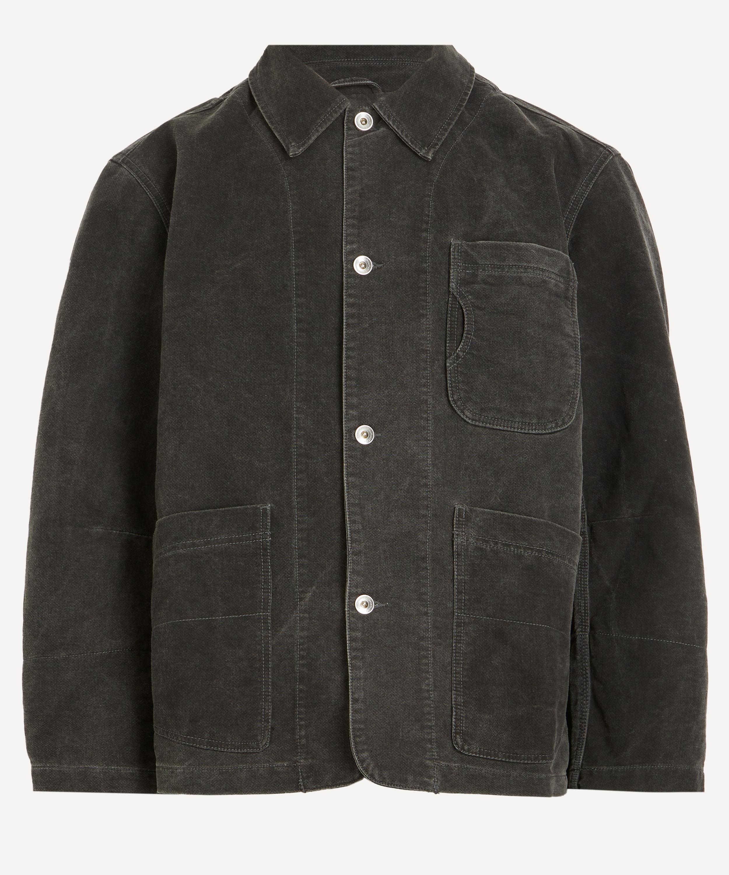 Ymc You Must Create Ymc Mens Charcoal Construction Chore Jacket In Gray