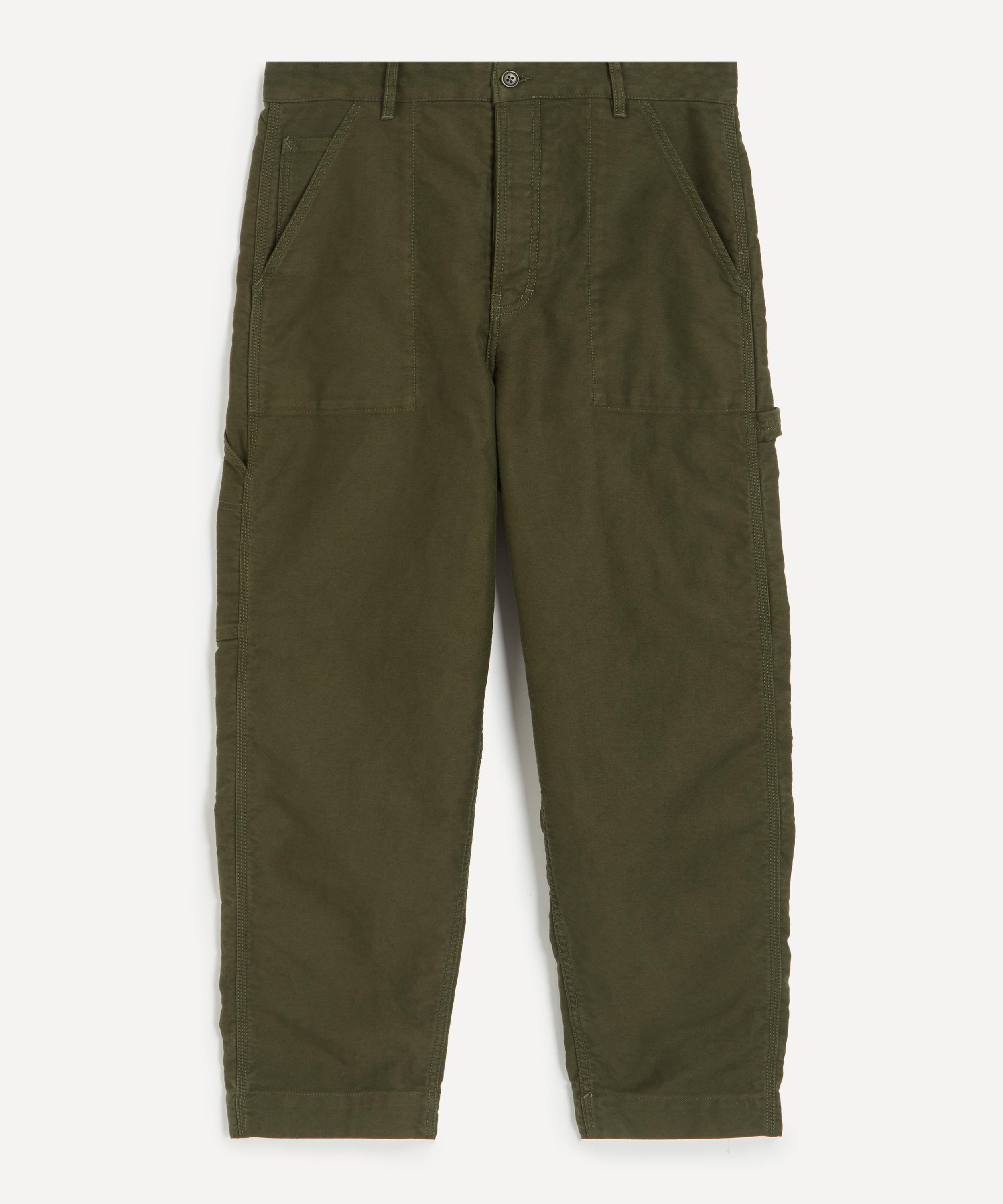 Ymc You Must Create Ymc Mens Olive Painter Trousers In Green