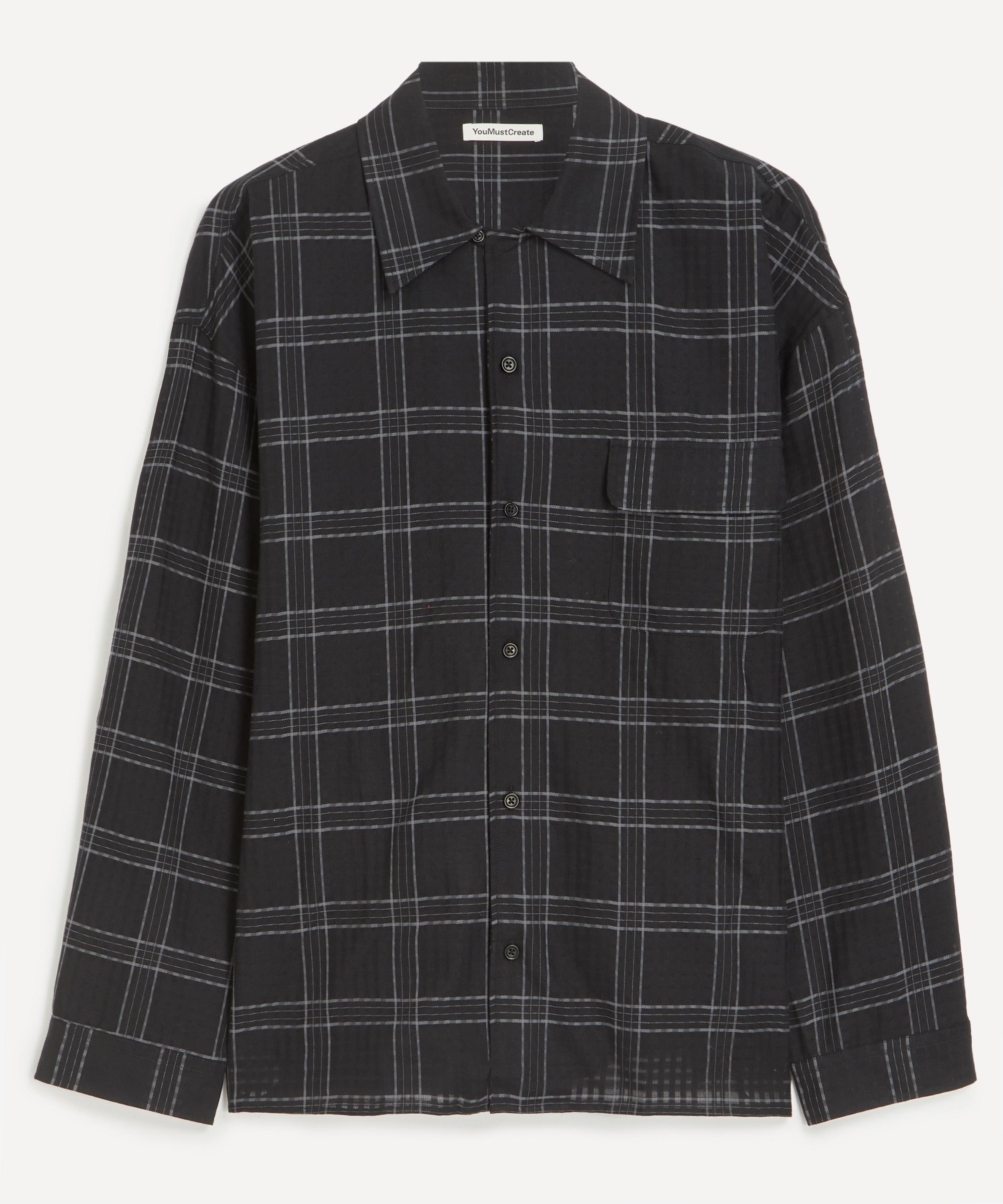 Ymc You Must Create Ymc Mens Wray Check Shirt In Black