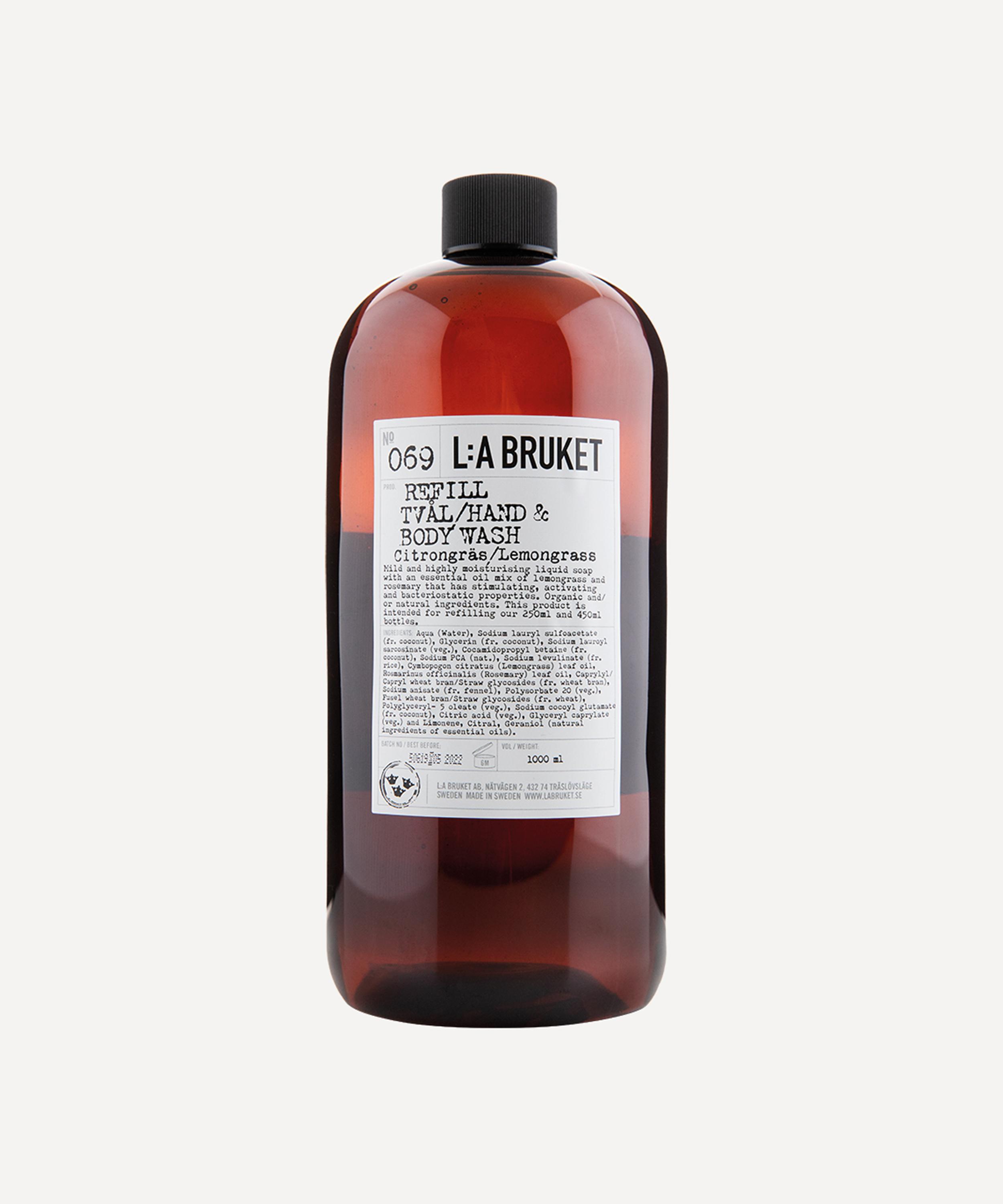 L:a Bruket 069 Lemongrass Hand And Body Wash Refill 1l