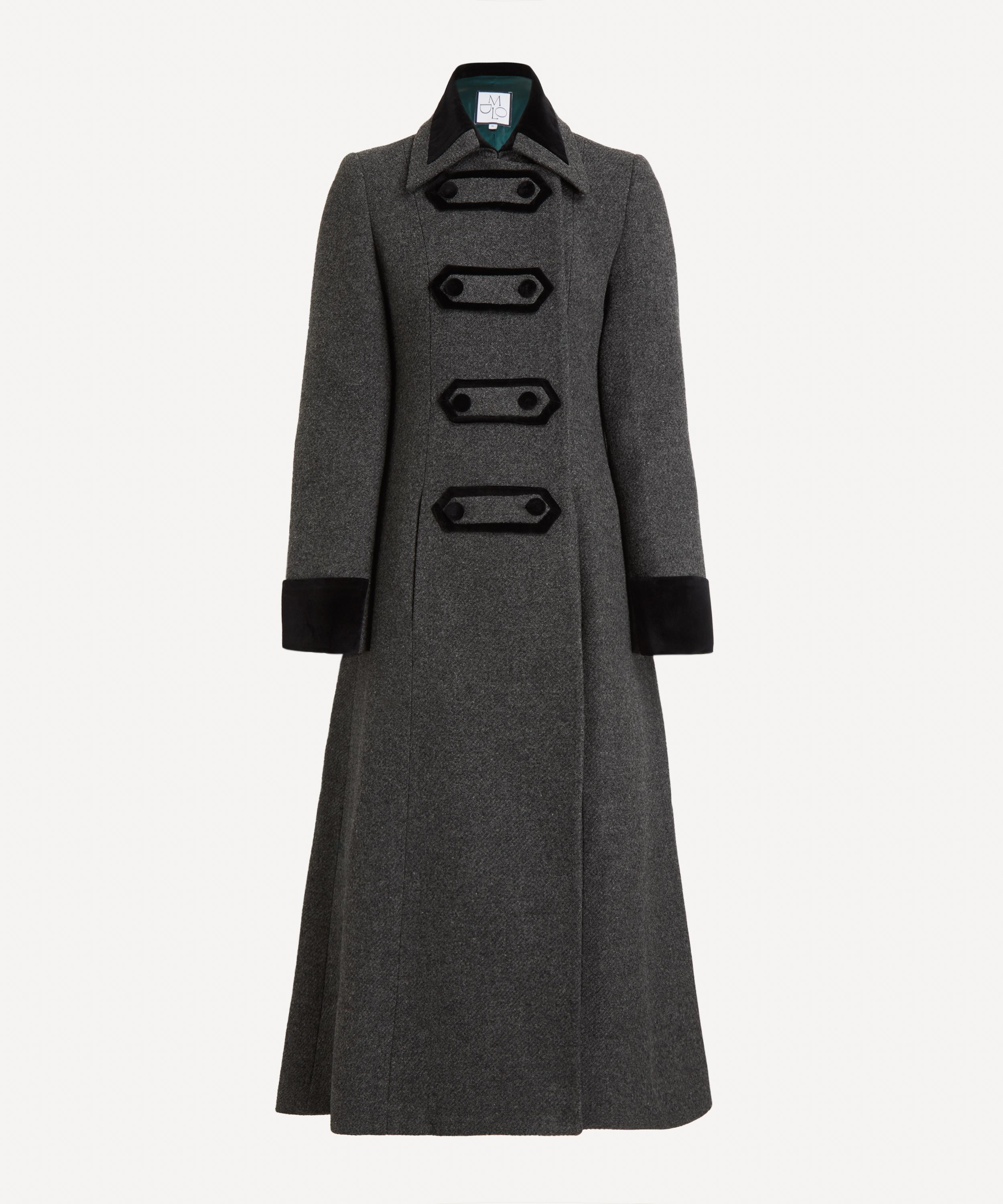 Maria De La Orden Women's Cameron Wool Coat In Gray