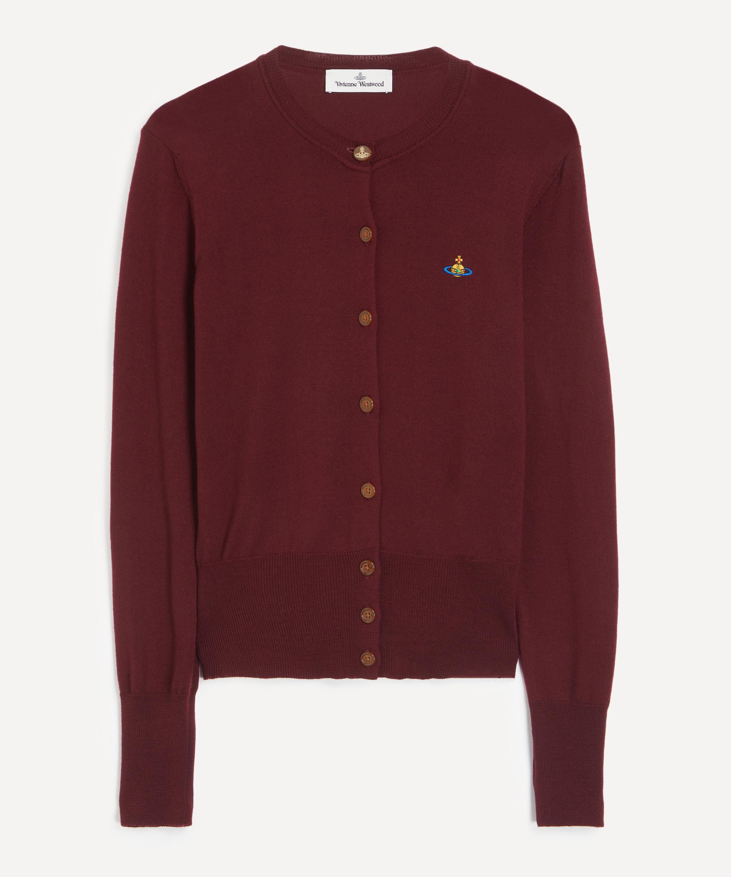 Vivienne Westwood Women's Bea Brick Wool Cardigan In Brown