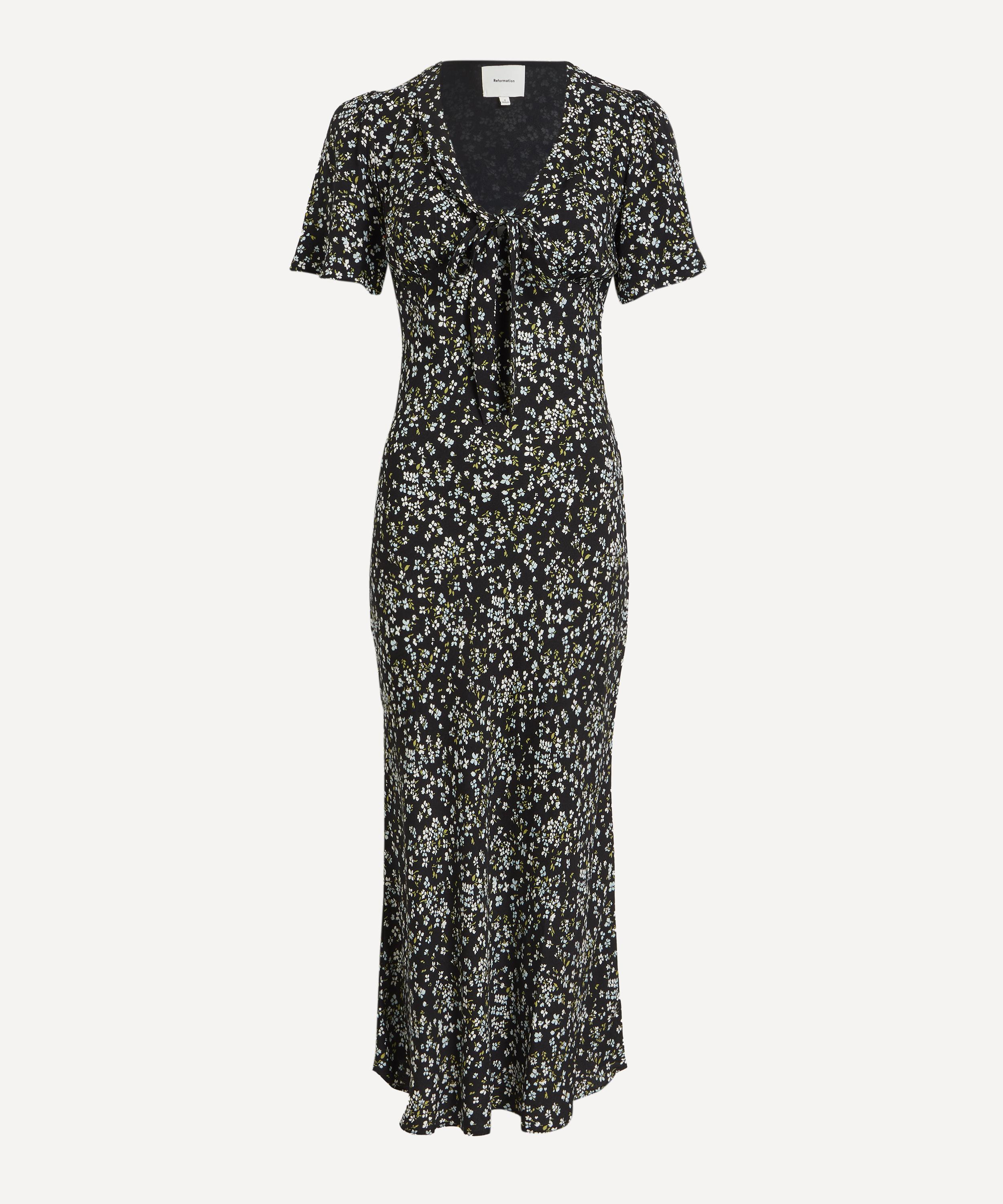 Reformation Tyra Dress Coulette In Multi
