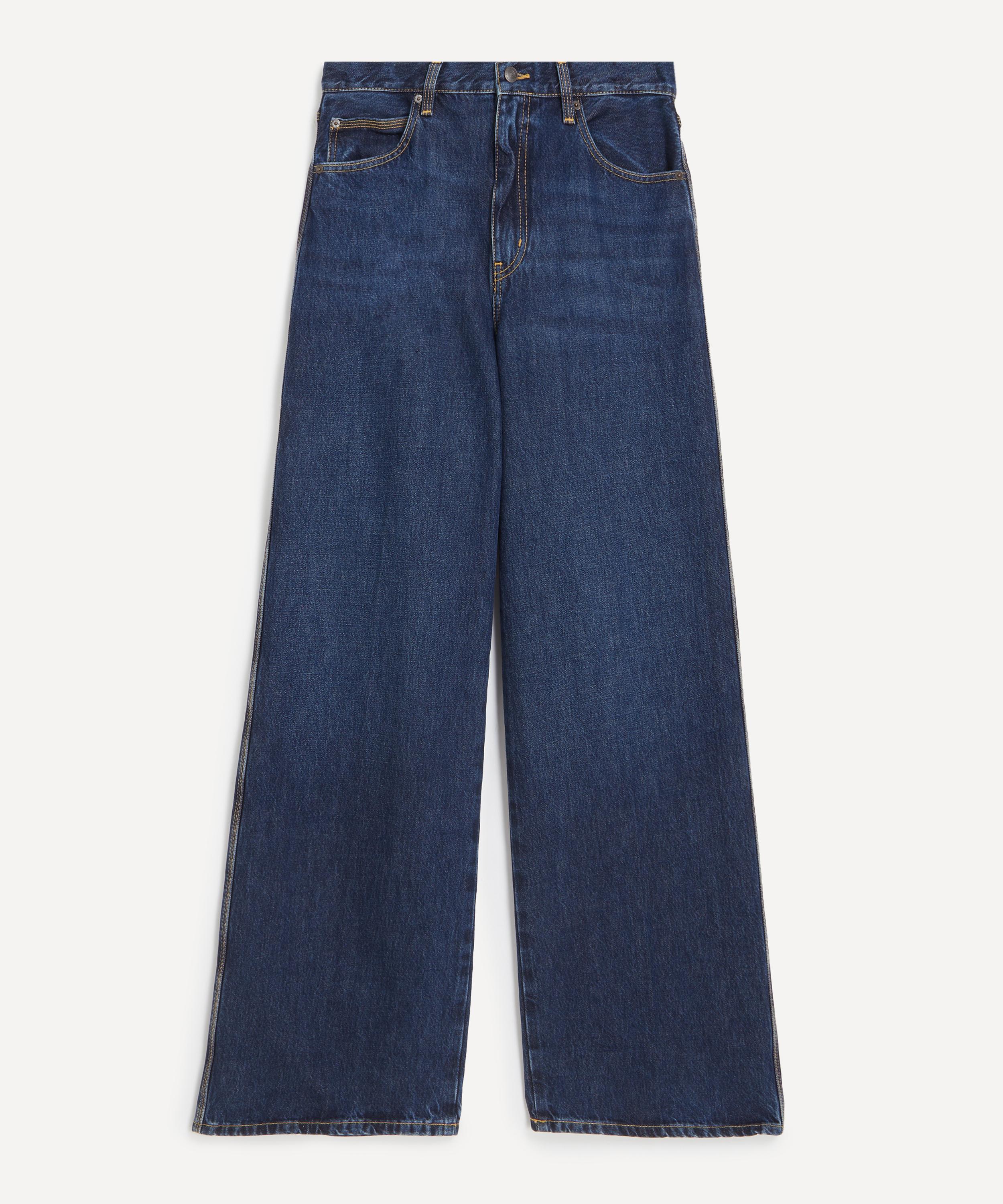Frame Le Slim Palazzo Jeans In Blue