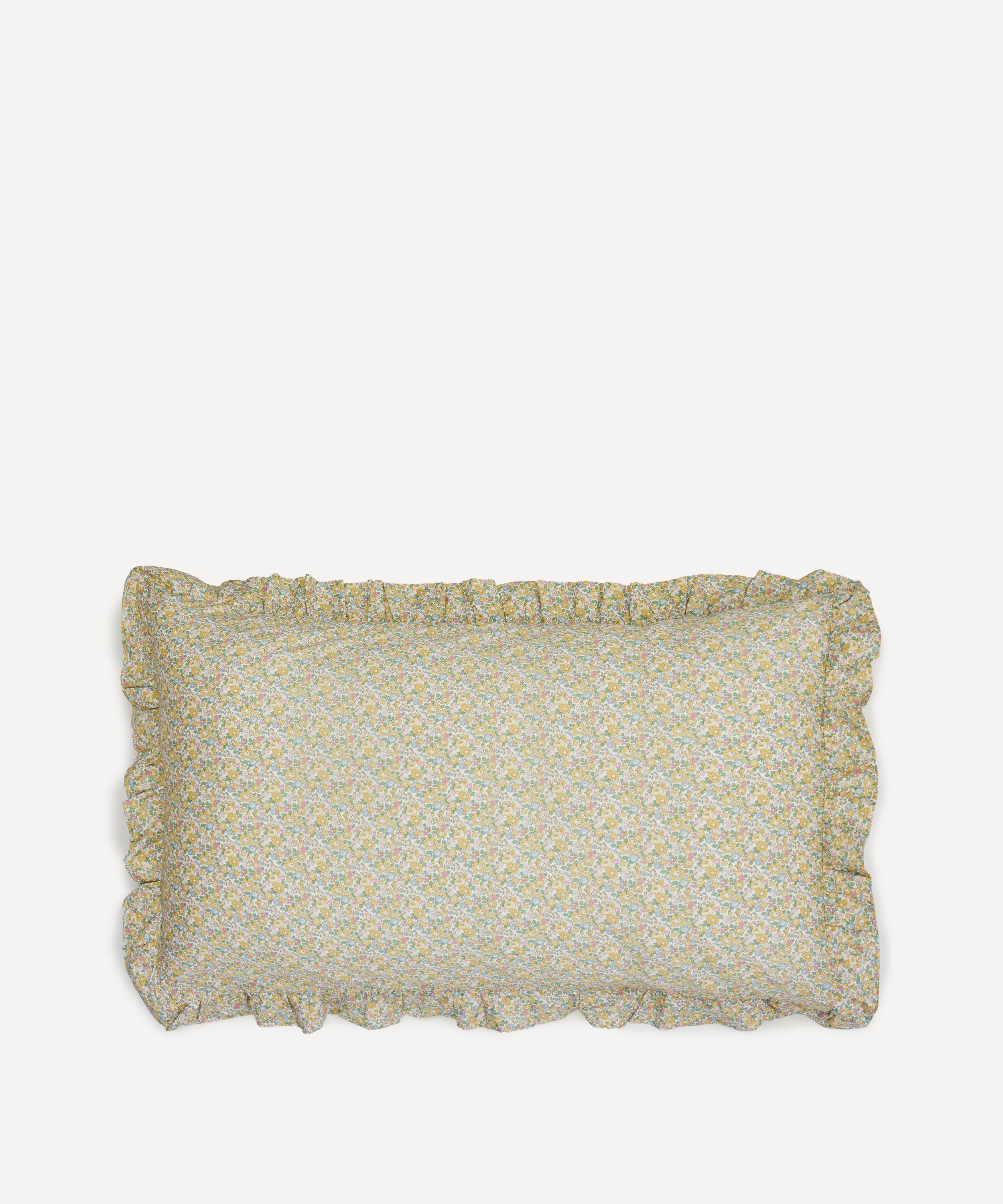 Liberty Betsy Ann Ruffled Standard Pillowcase In Yellow