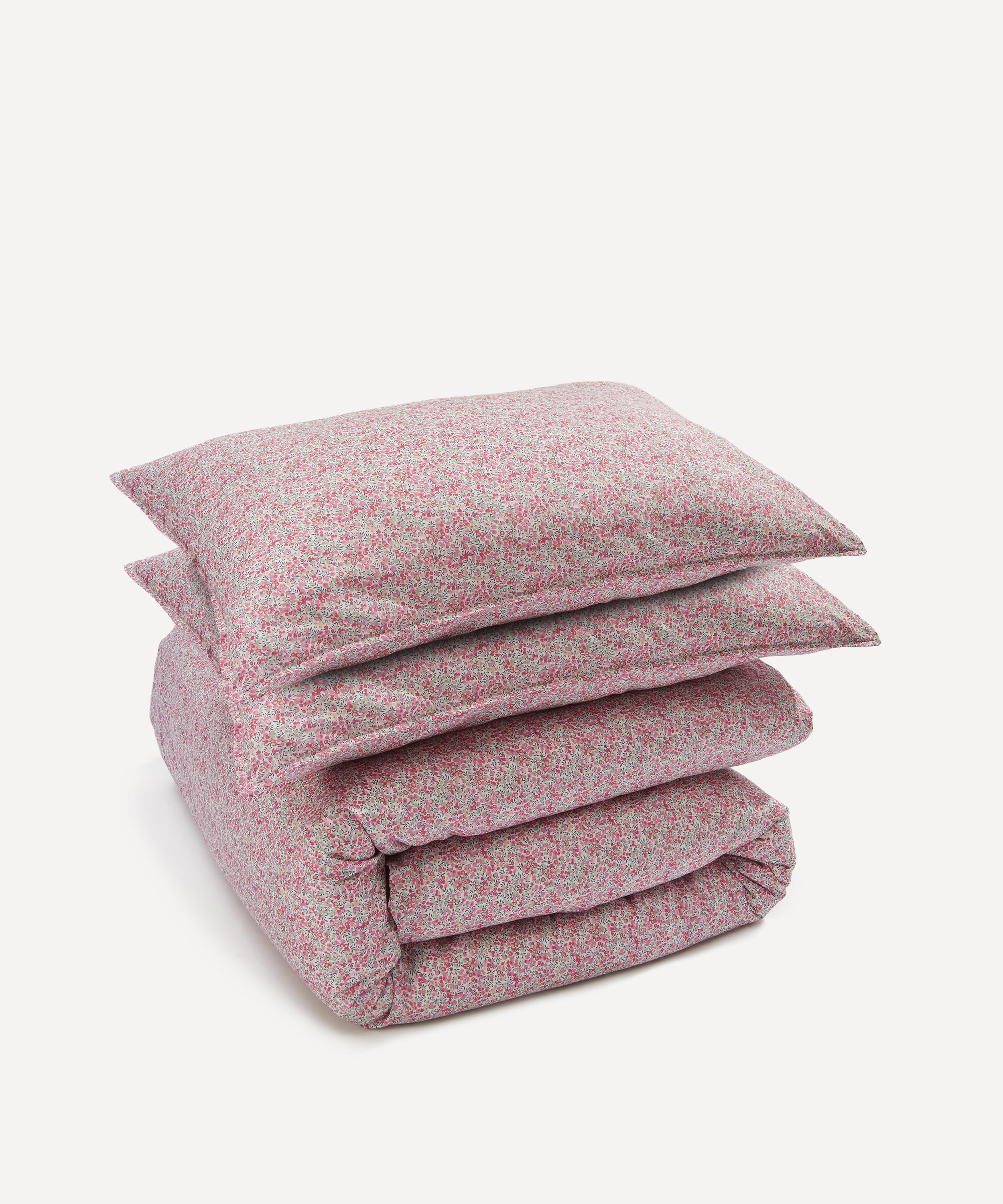 Liberty Wiltshire Bud Tana Lawn Cotton Super King Duvet Set In Pink