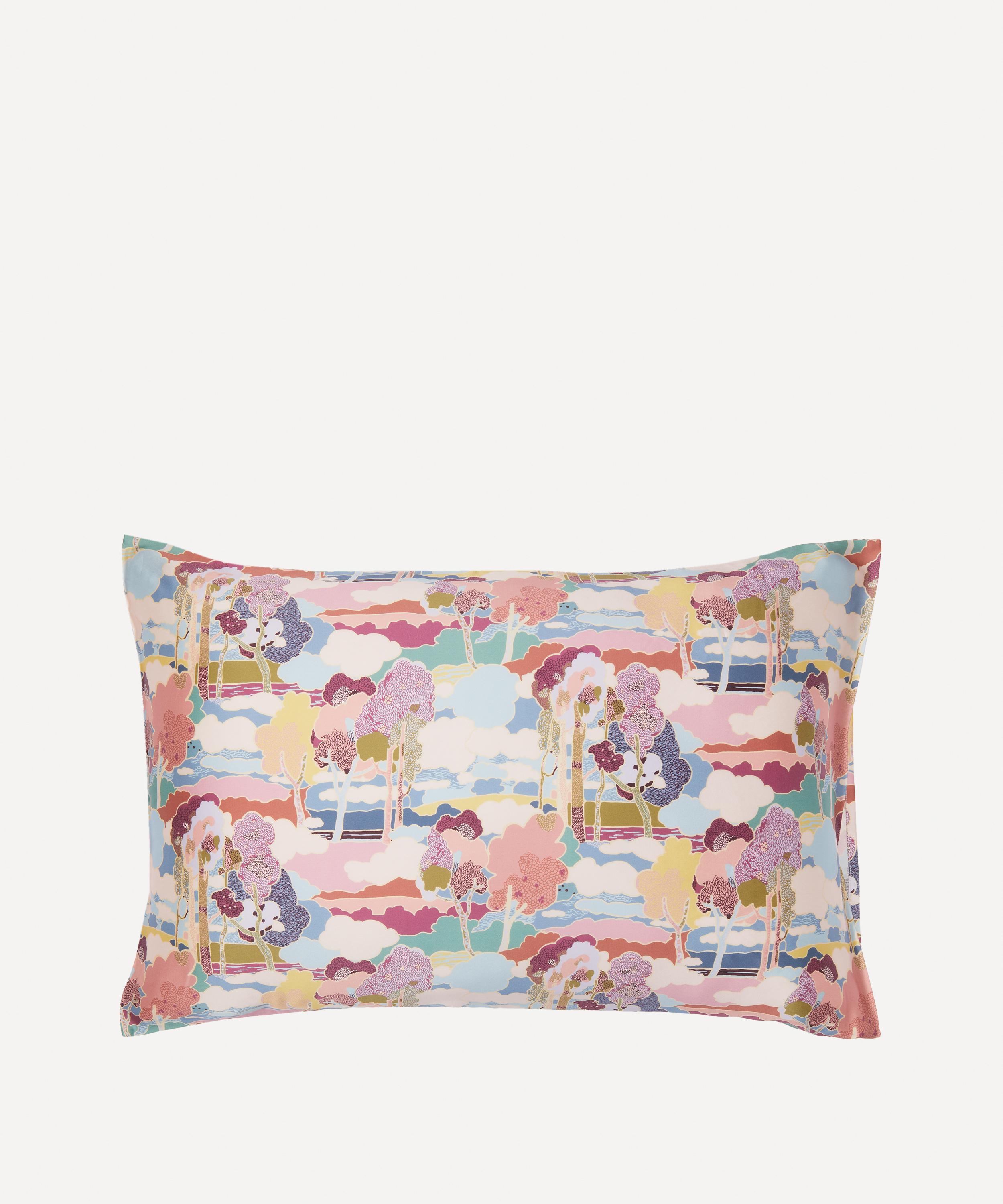 Liberty Prospect Road Silk Pillowcase In Pink