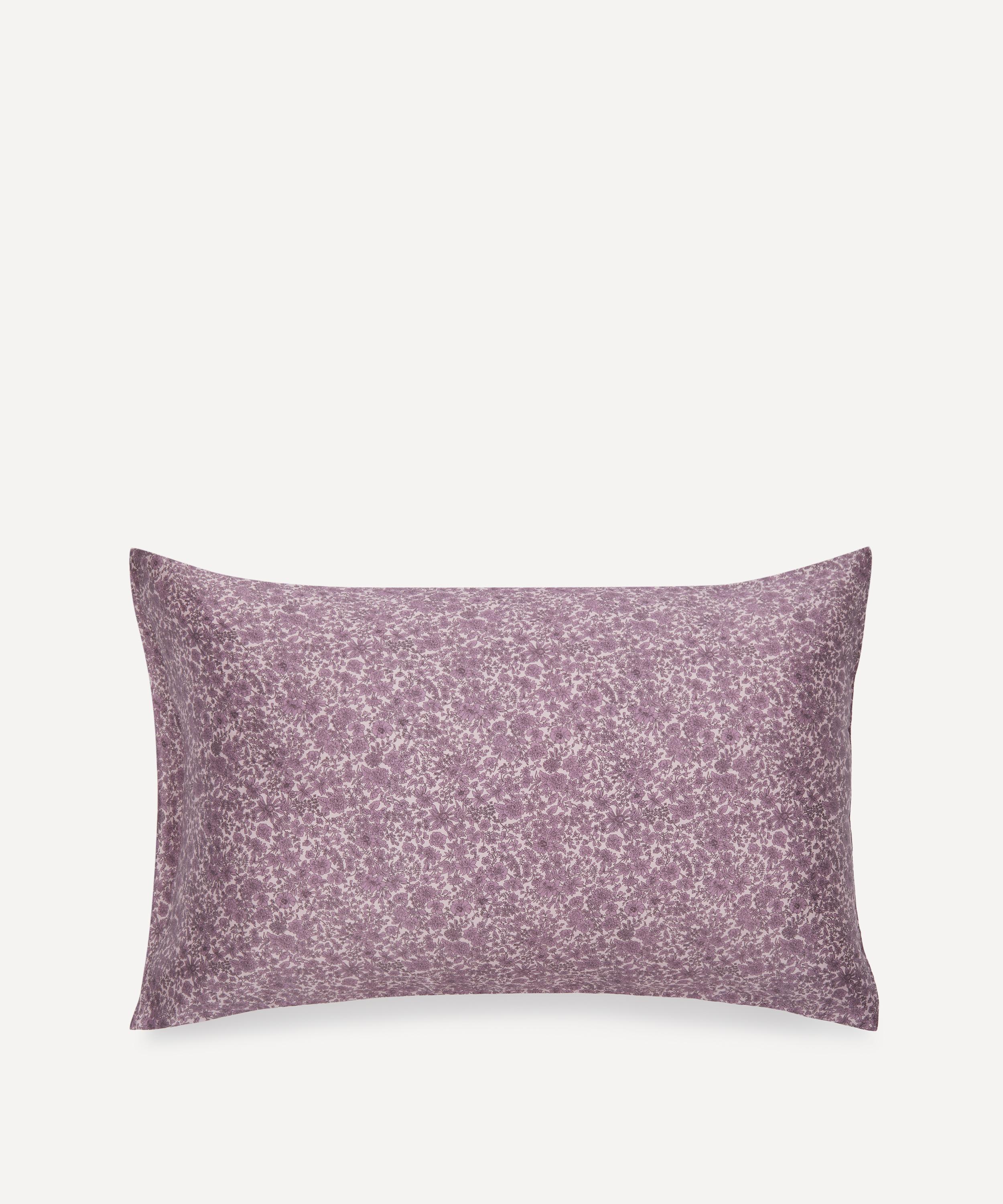 Liberty Emily Belle Silk Pillowcase In Purple