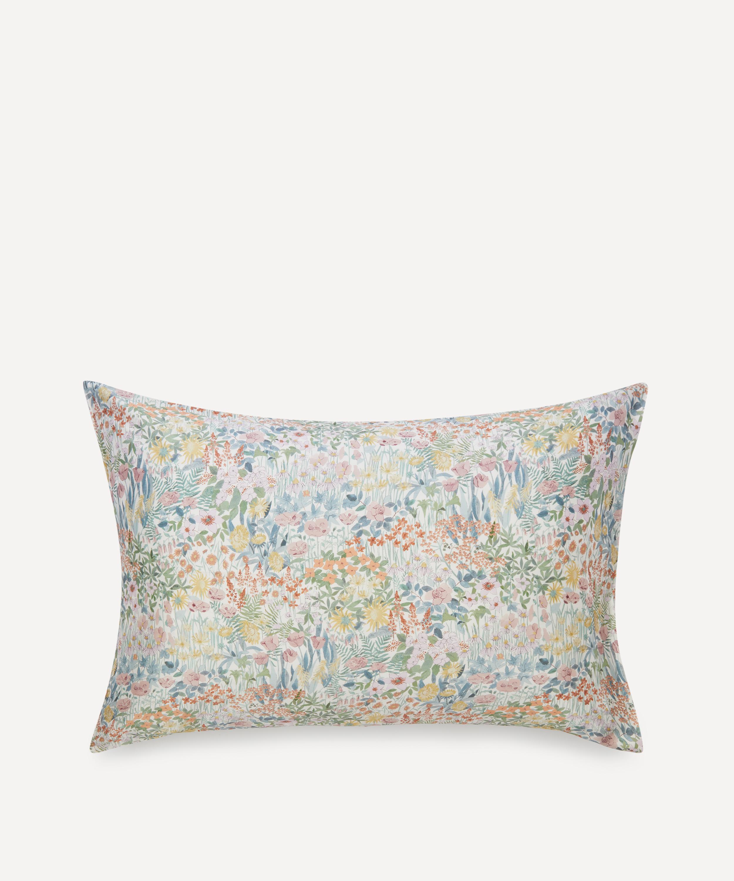Liberty Faria Flowers Silk Pillowcase In Multi