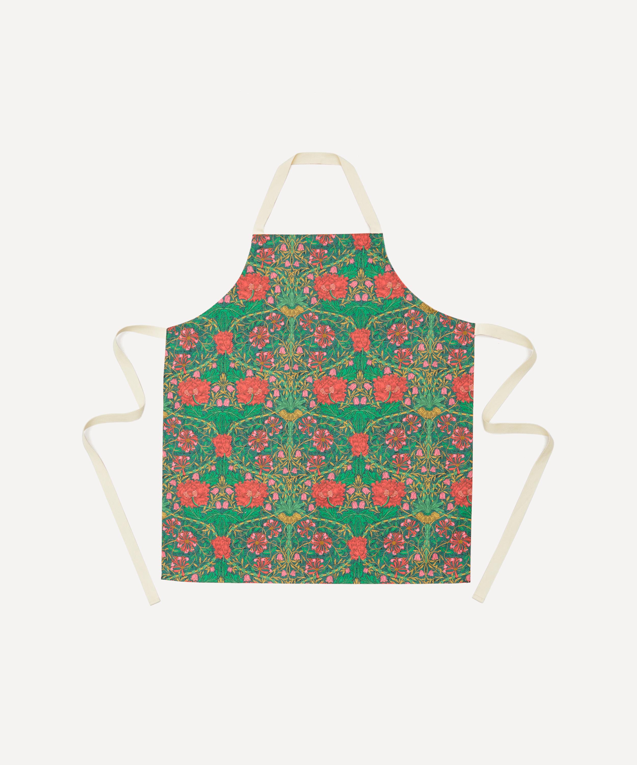Liberty March Sparkle Apron In Green