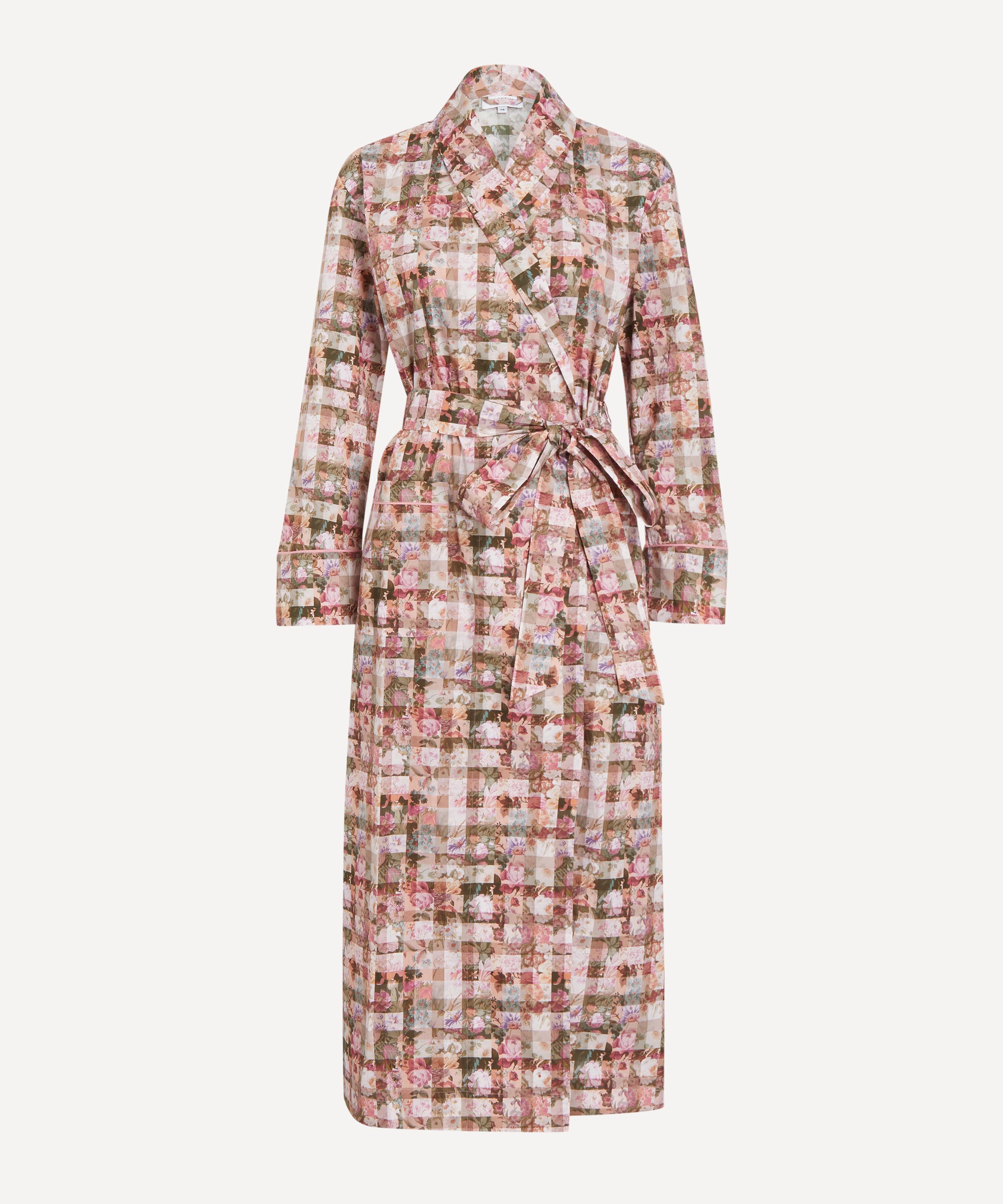 Liberty Women's Archive Gingham Tana Lawn Robe In Multi | ModeSens