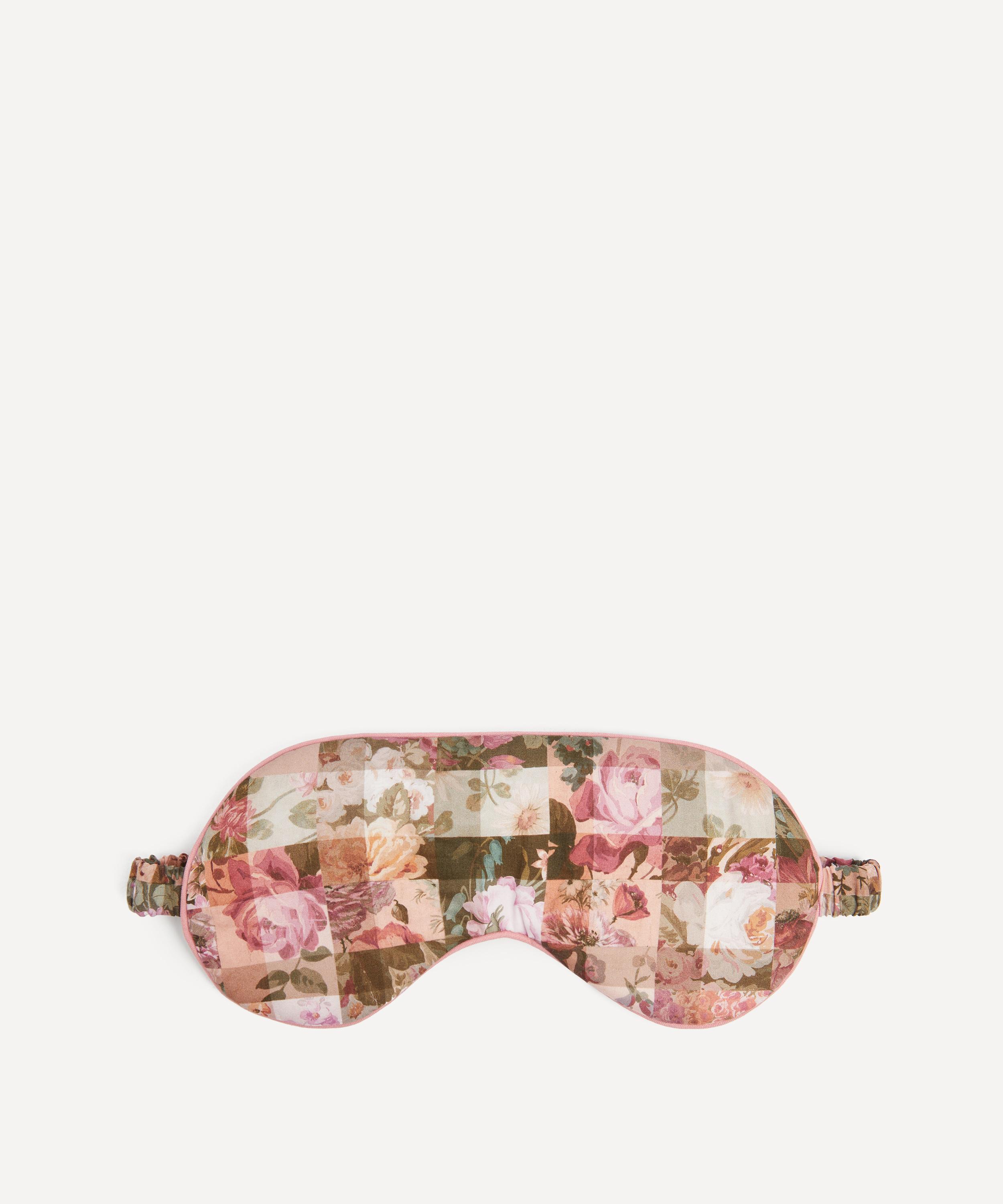 Liberty Women's Archive Gingham Tana Lawn Cotton Eye Mask In Pink