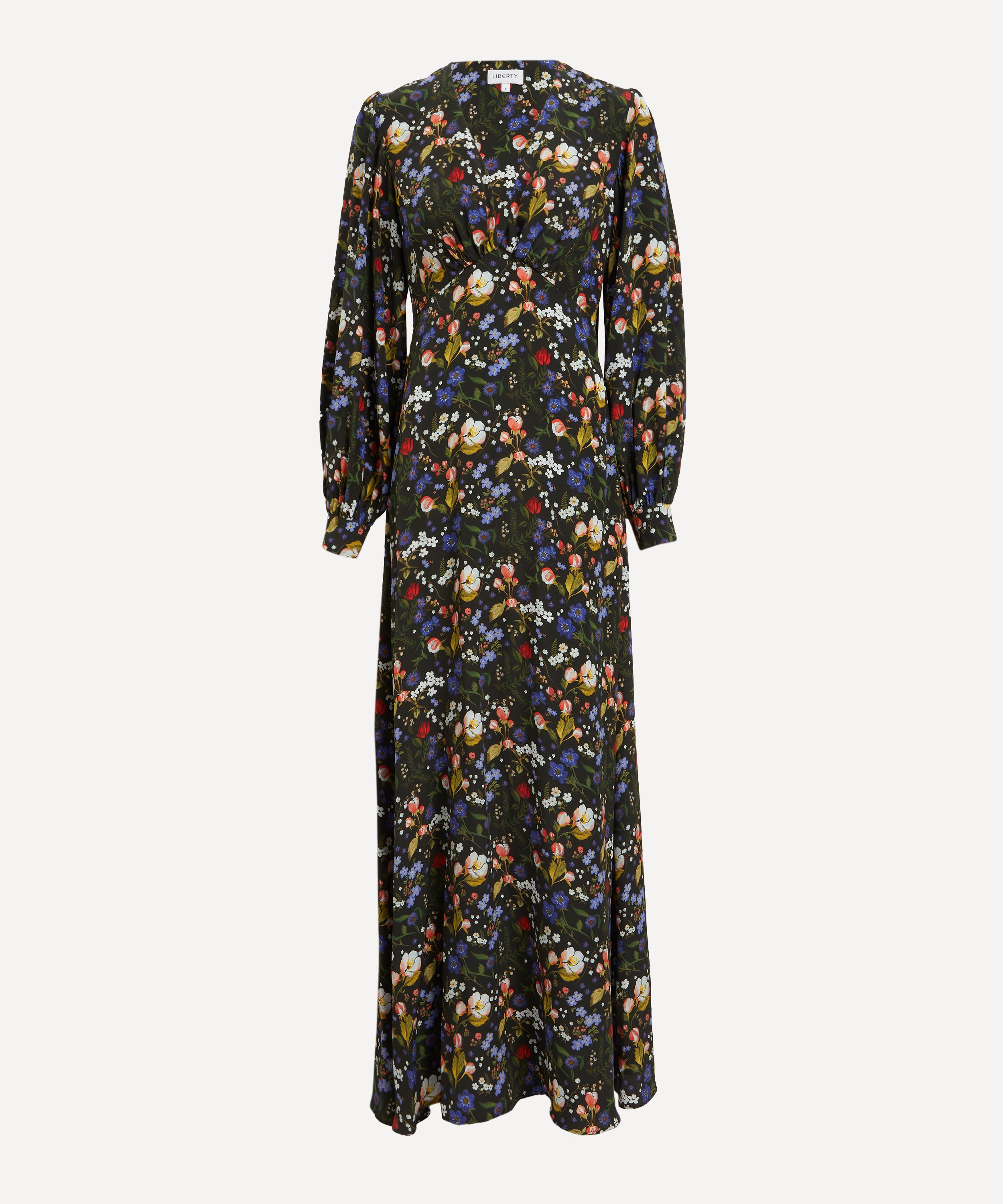 Liberty Women's Heidi Silk Soiree Dress In Gray