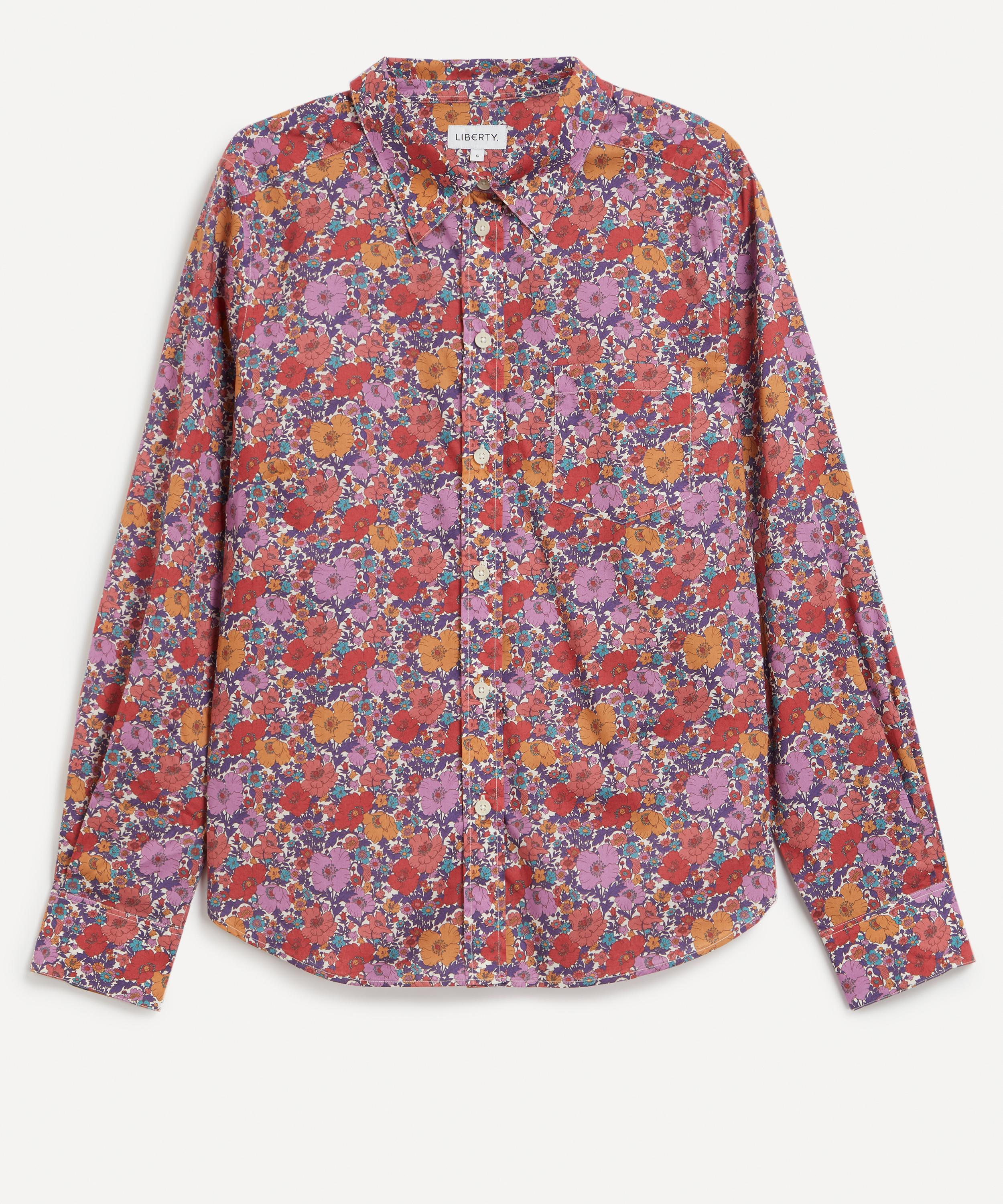 Liberty Women's Meadow Song Tana Lawn Cotton Fitted Shirt
