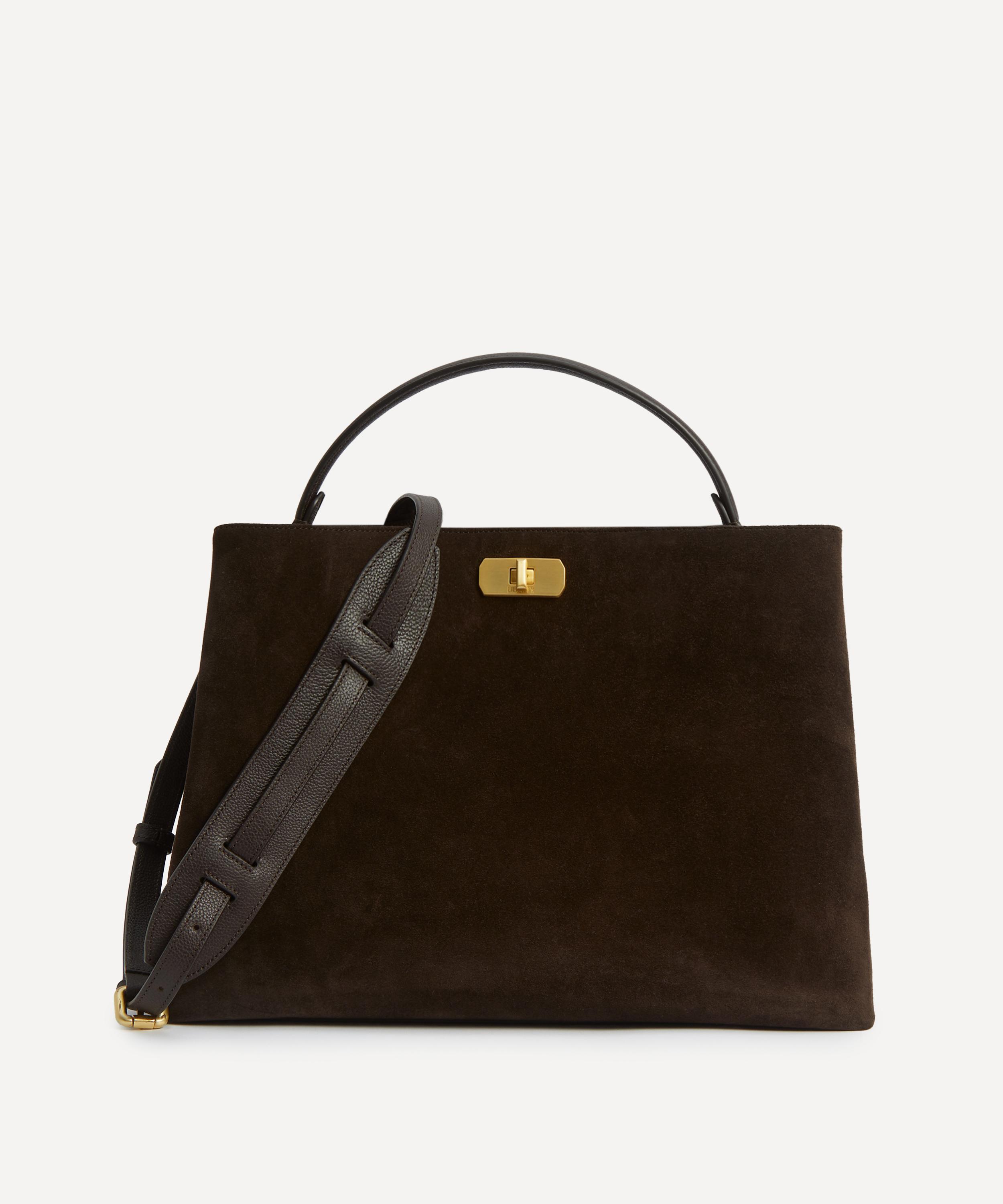 Burlington Suede Top Handle Bag
