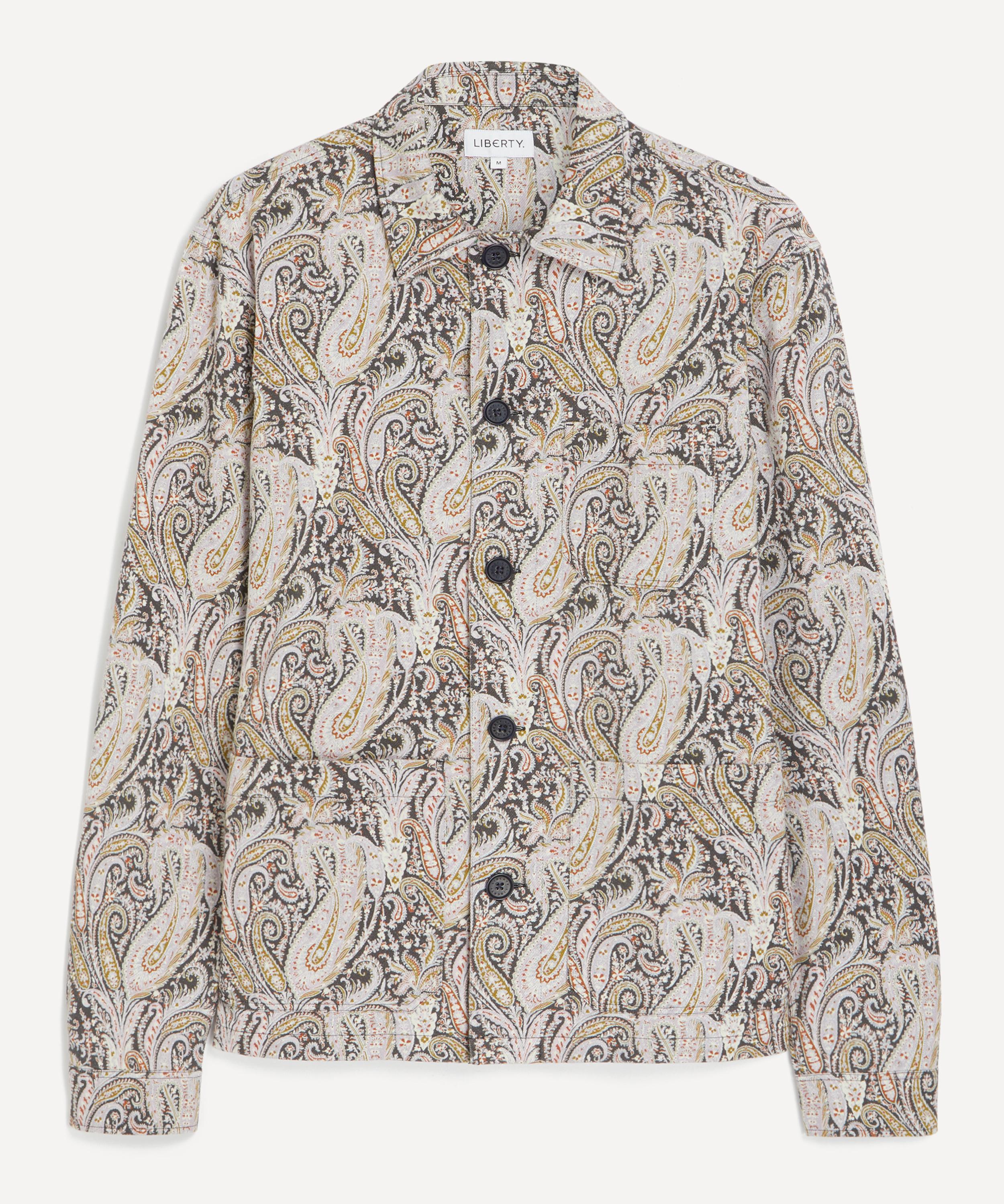 Liberty Mens Felix And Finn Chore Jacket In Neutral