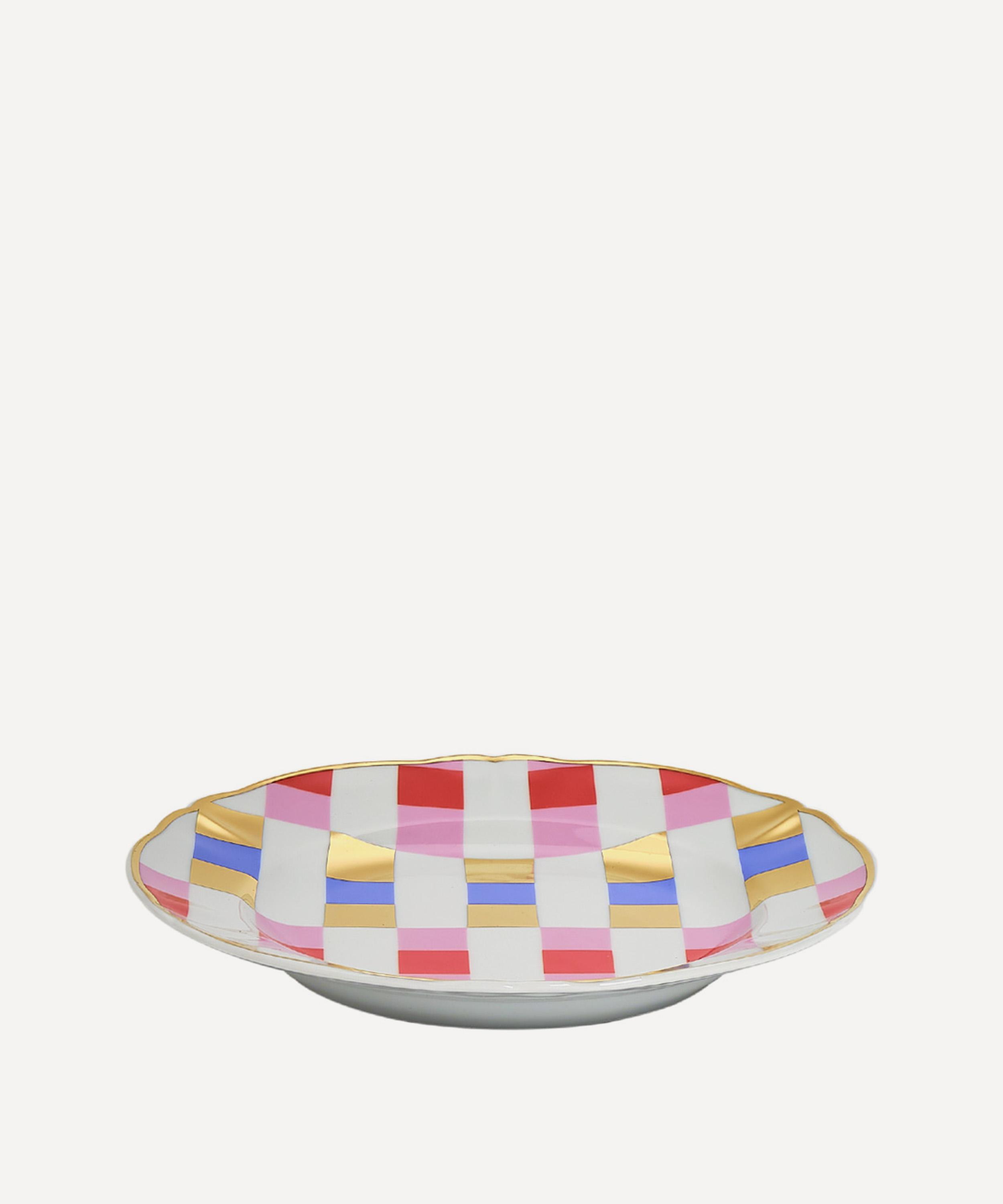 Bitossi Enigma Dessert Plate In Multi