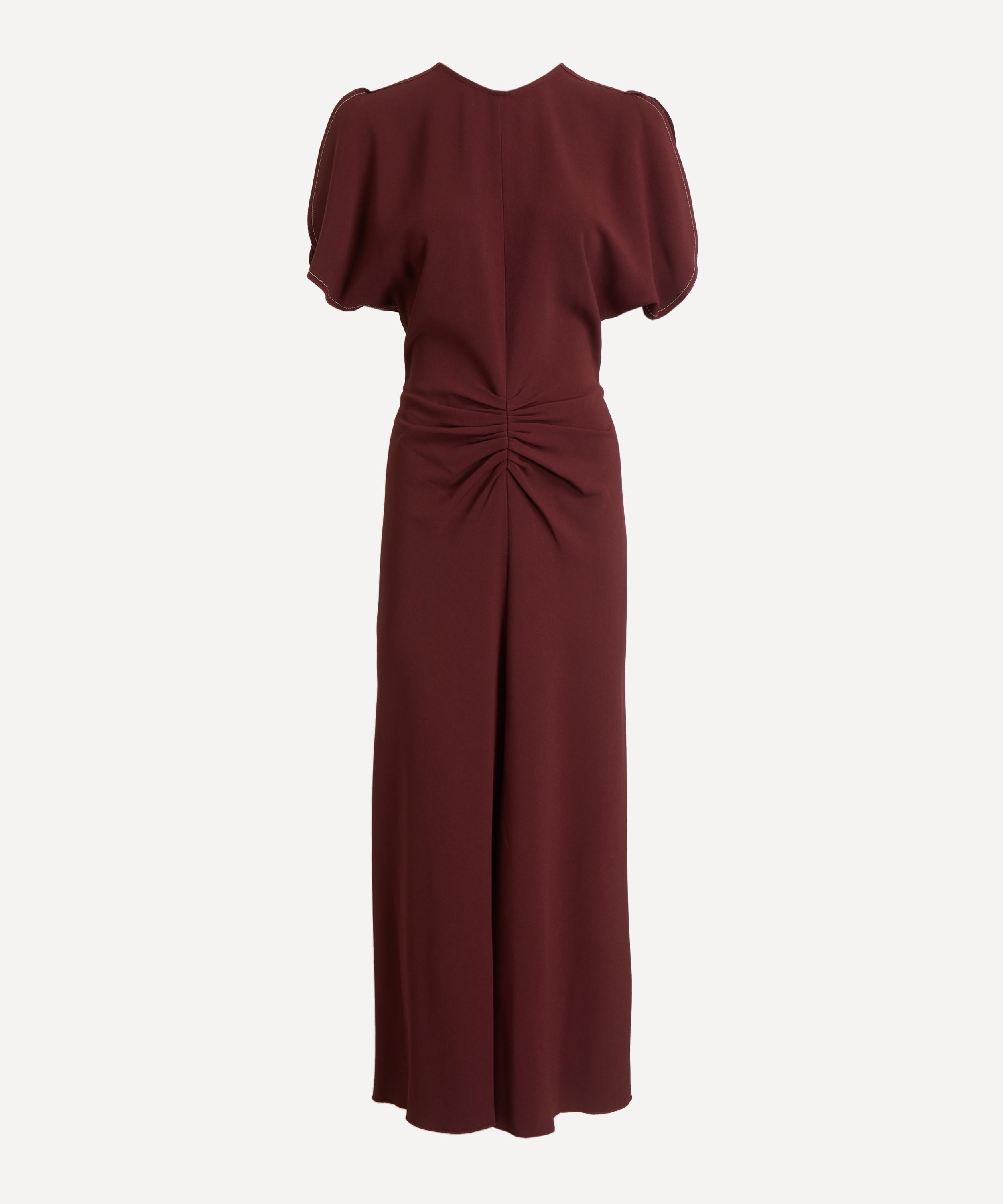 Victoria Beckham Isabella Dresses Bordeaux In Burgundy