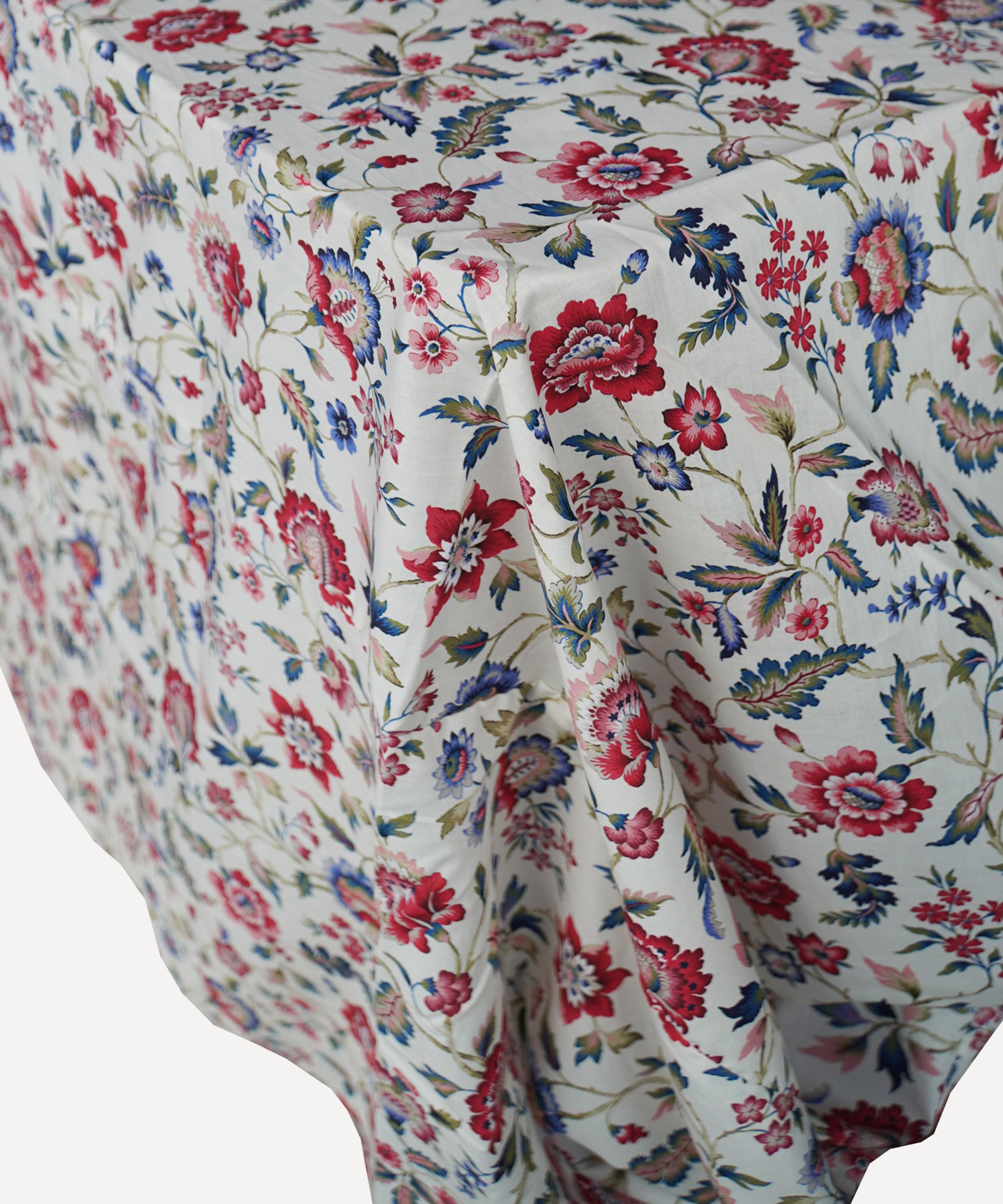 Coco & Wolf Eva Belle Ardington Cotton Sateen Large Tablecloth In Multi