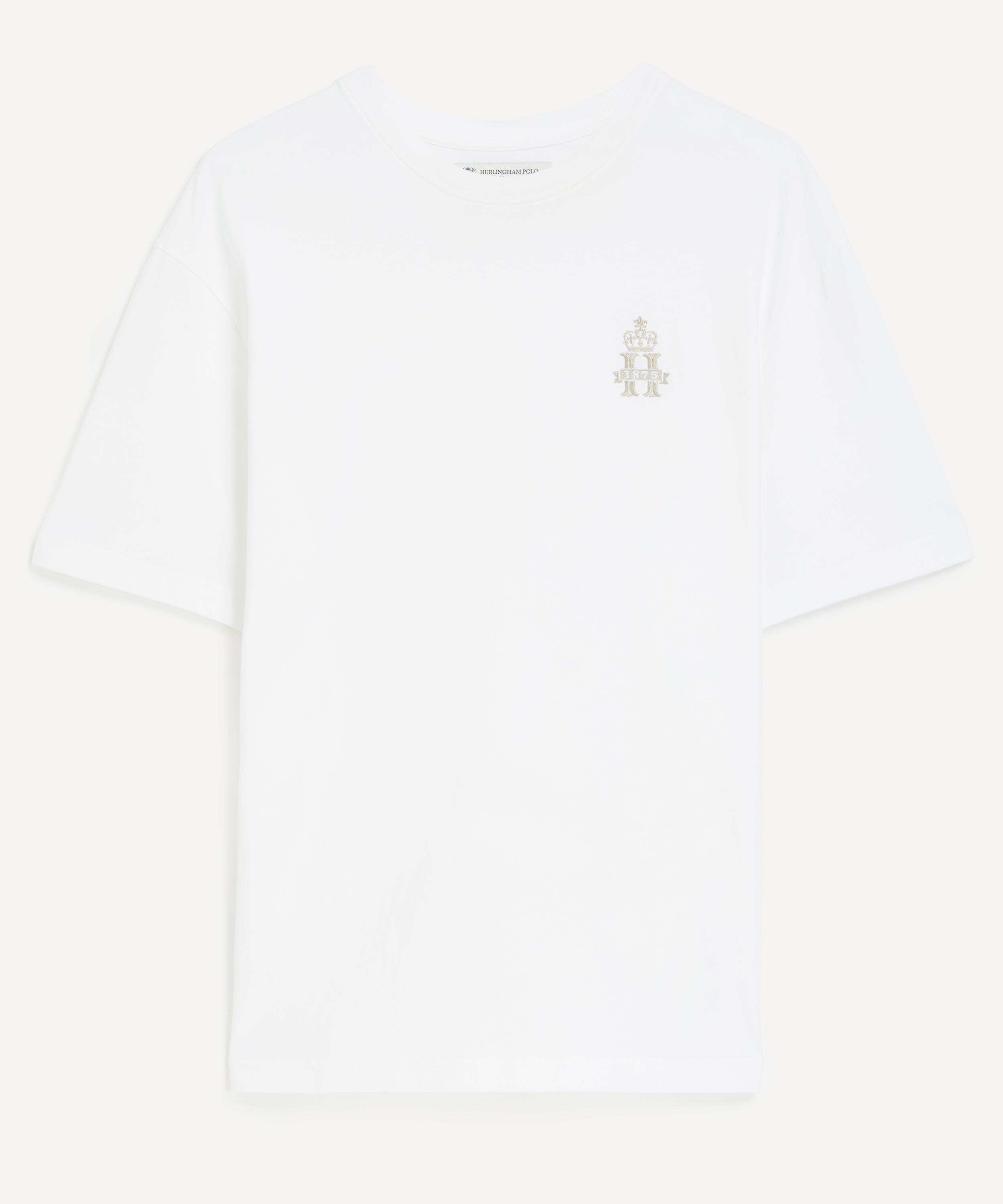 Hurlingham Polo Mens Robin Oversized T-shirt In White