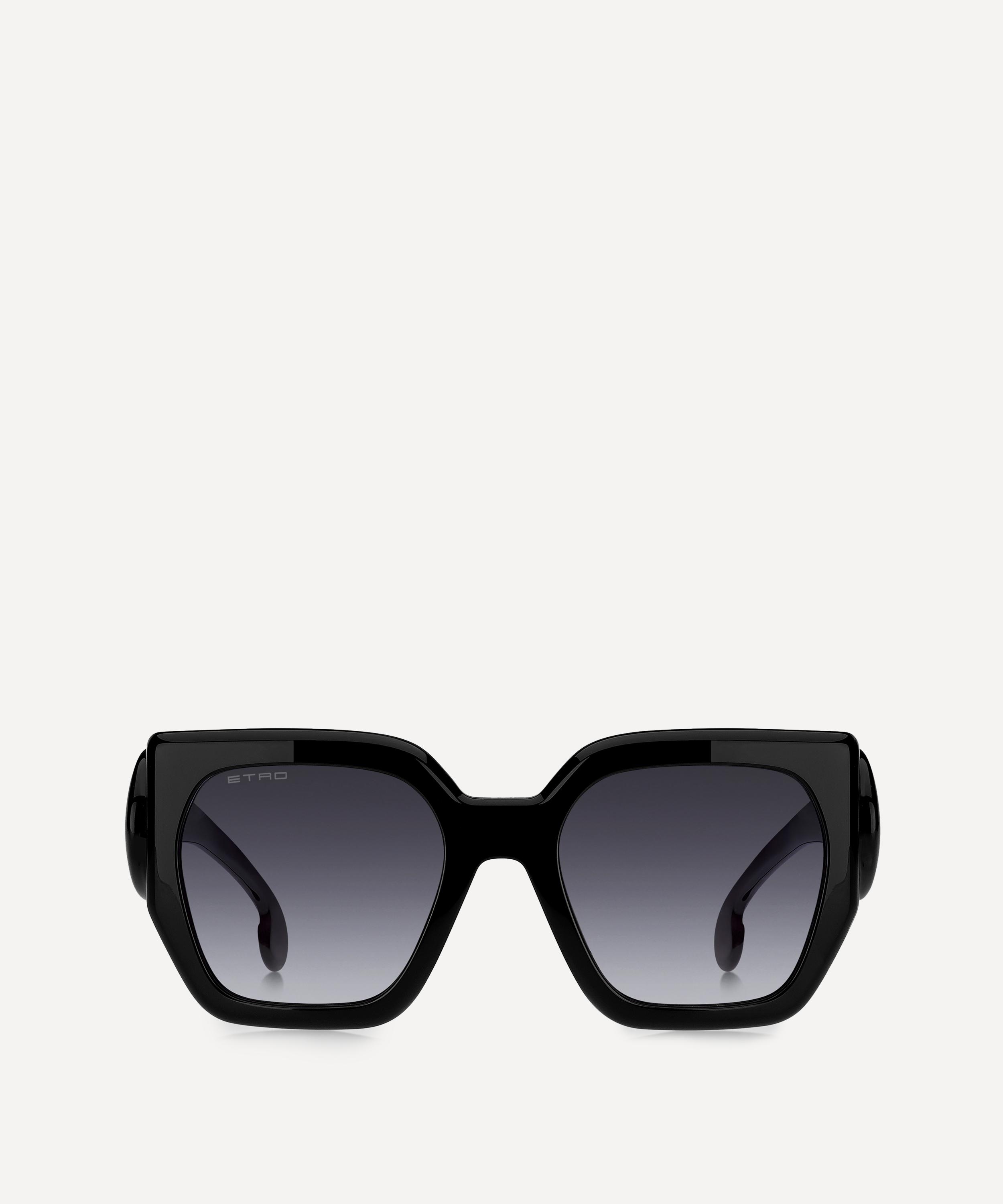 Etro Women's Paisley Square Sunglasses In Black