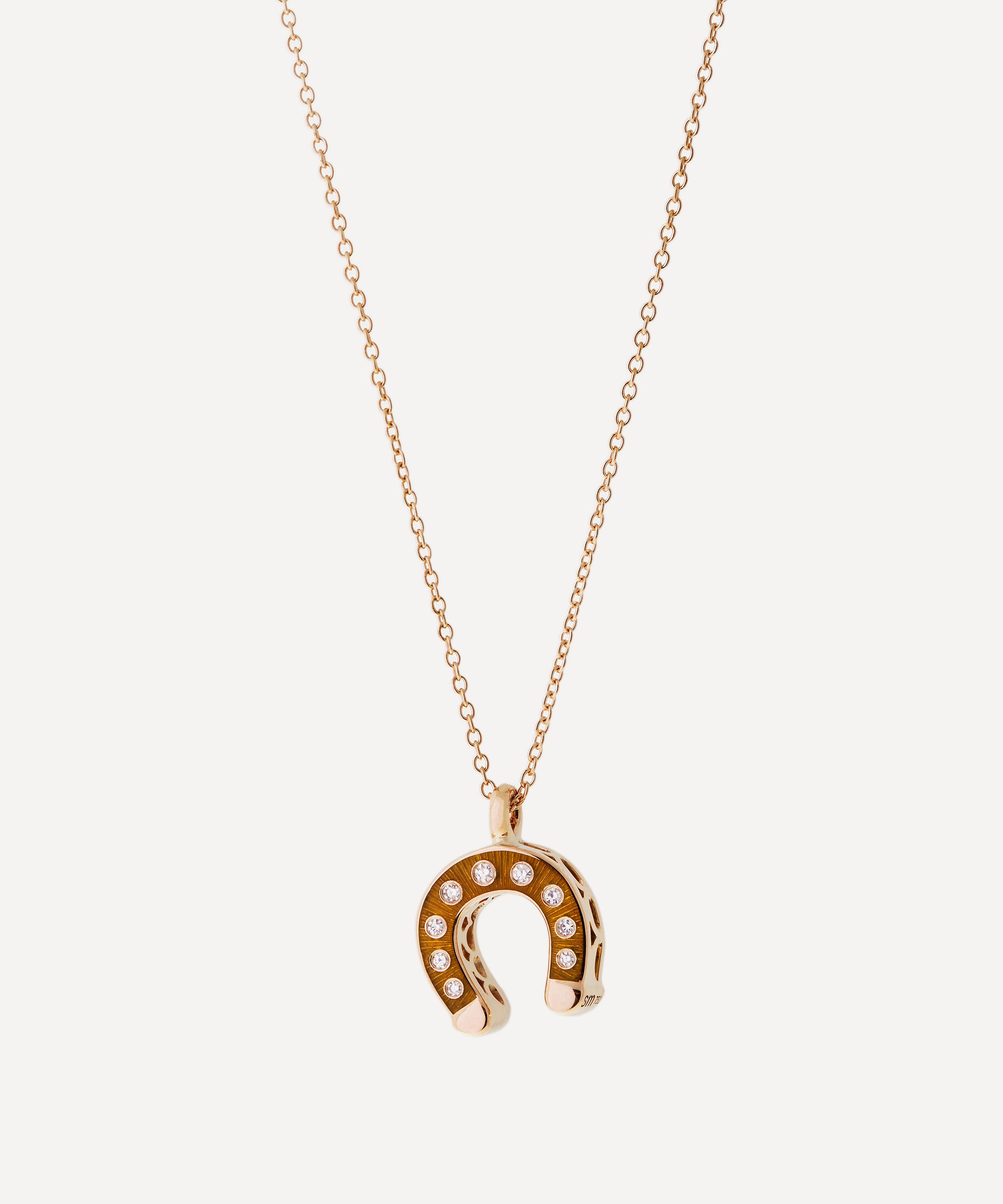 Selim Mouzannar Fortune Tsavorites Enamel Diamond Pendant Necklace In Pink