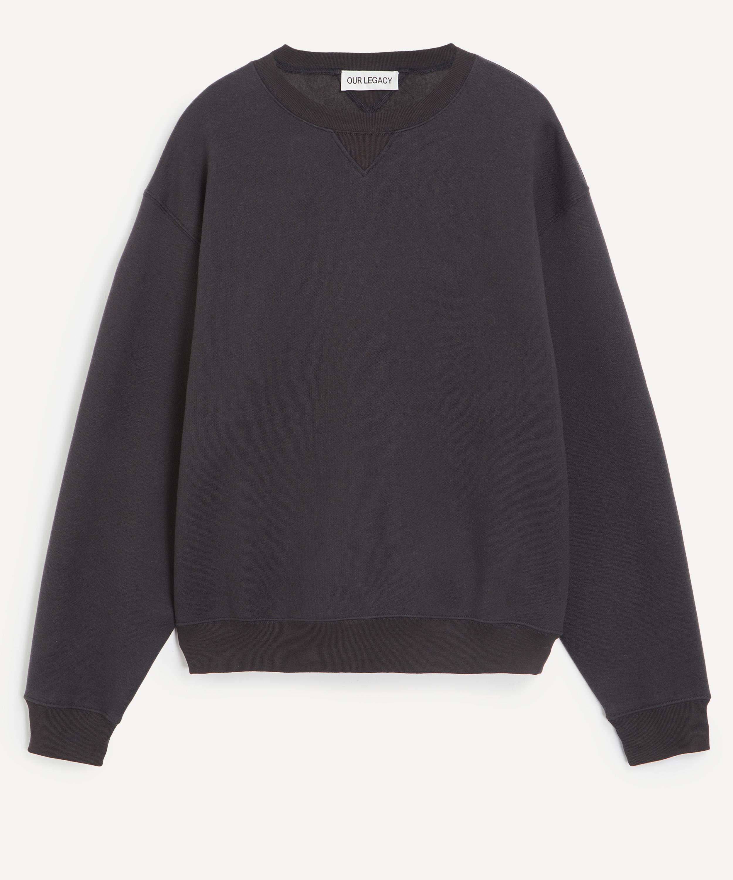 Our Legacy Mens Perfect Black Bear Woolly Fleece Sweatshirt In Multi
