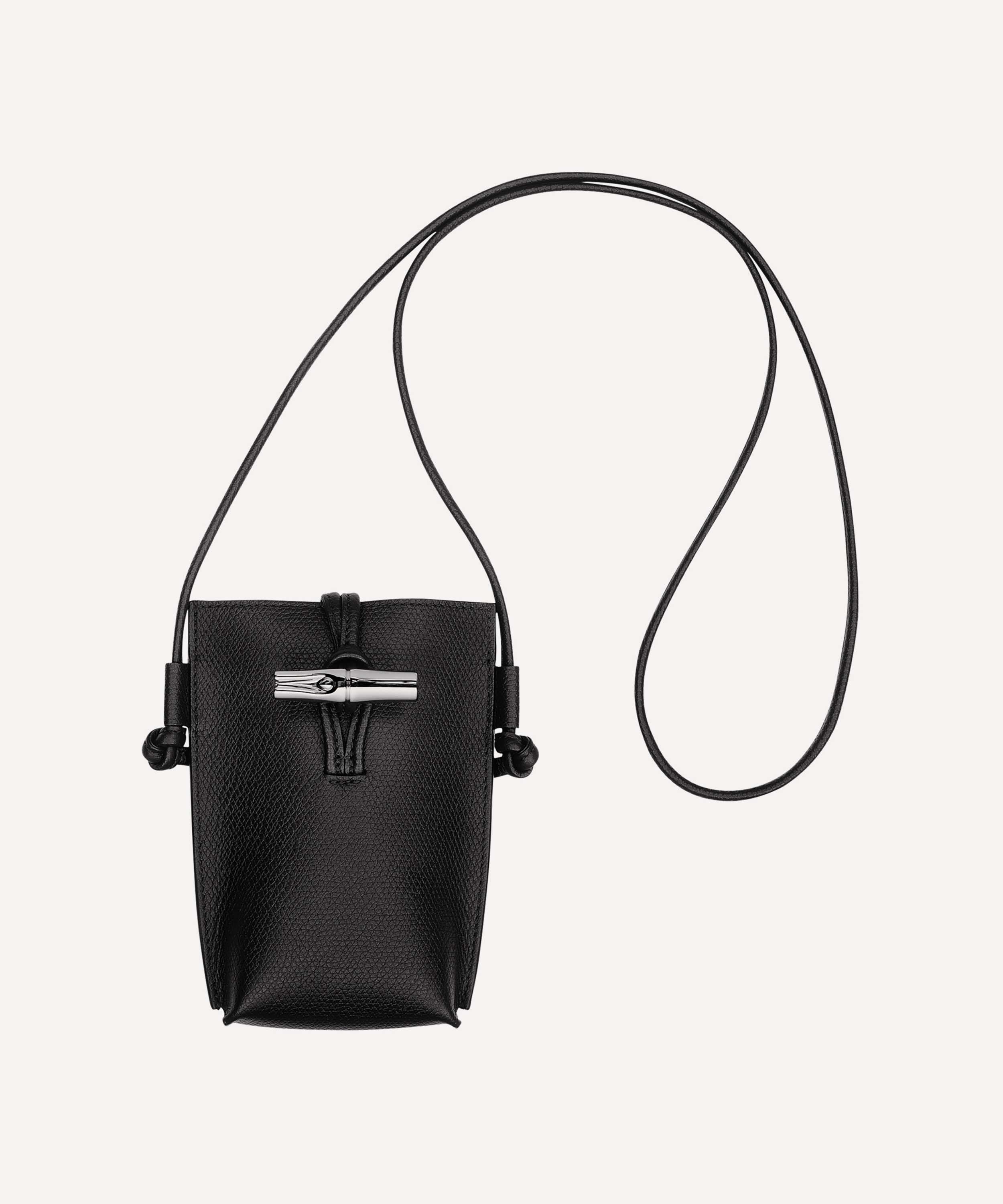 Longchamp Women's Le Roseau Phone Case In Black