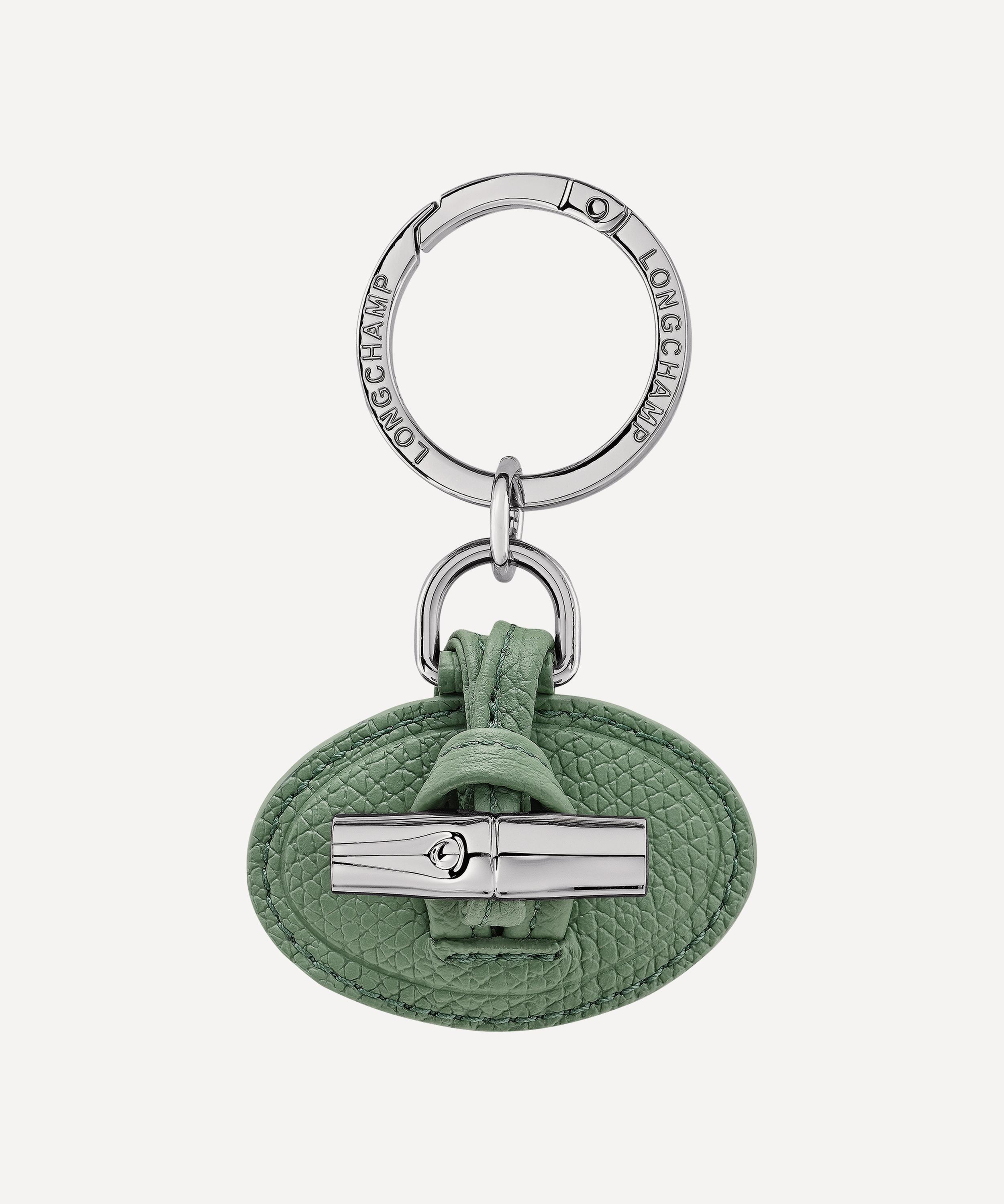Longchamp Women's Le Roseau Keyring In Green