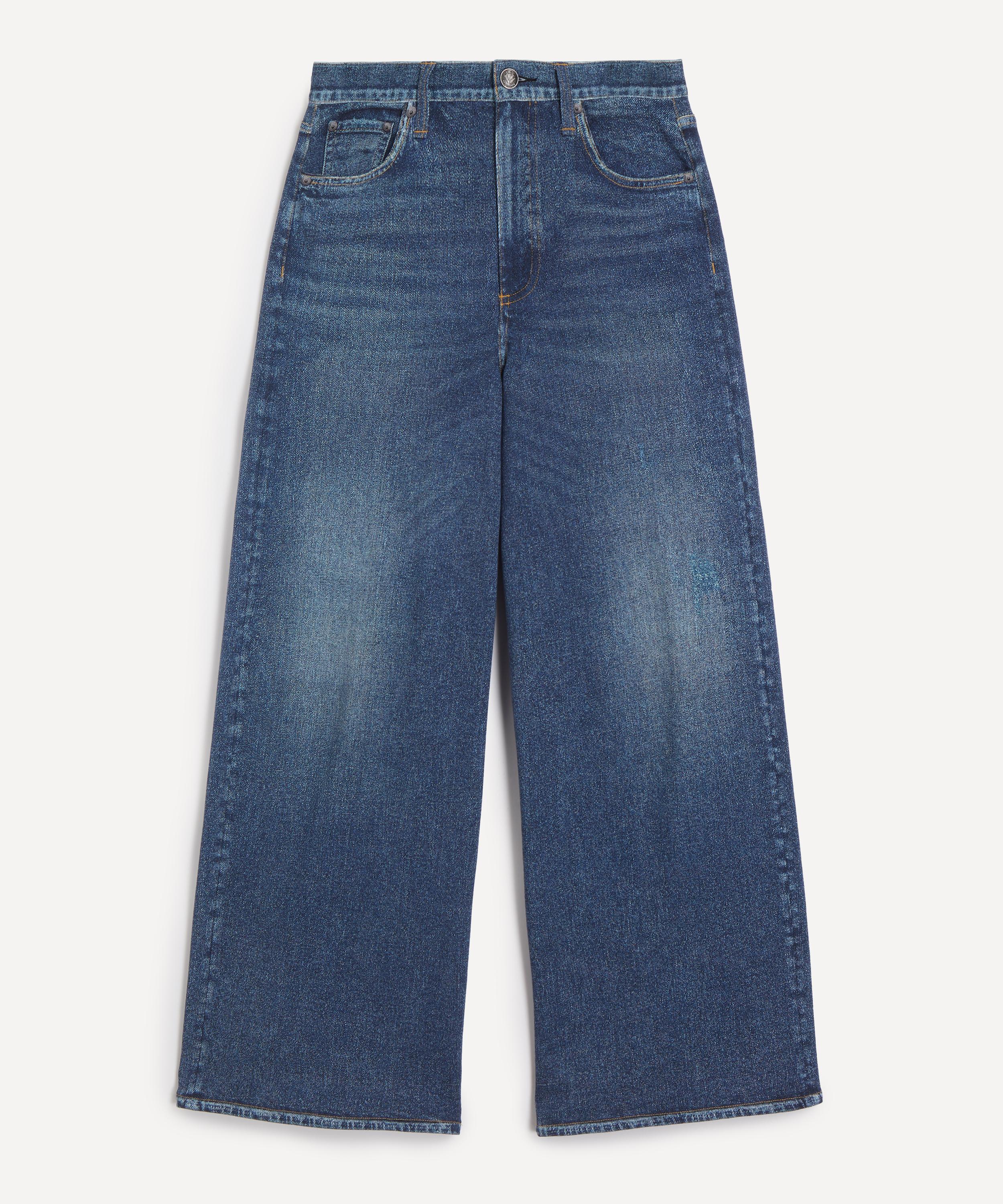 Rag & Bone Women's Miramar Wide-leg Trousers In Petra In Blue