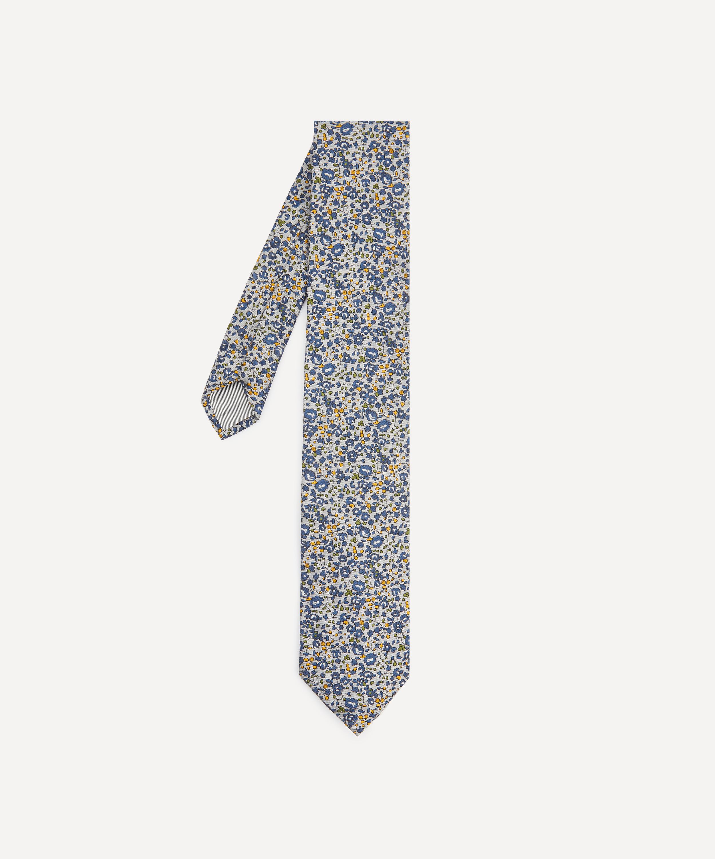 Liberty Mens Eloise Jacquard Tie In Green